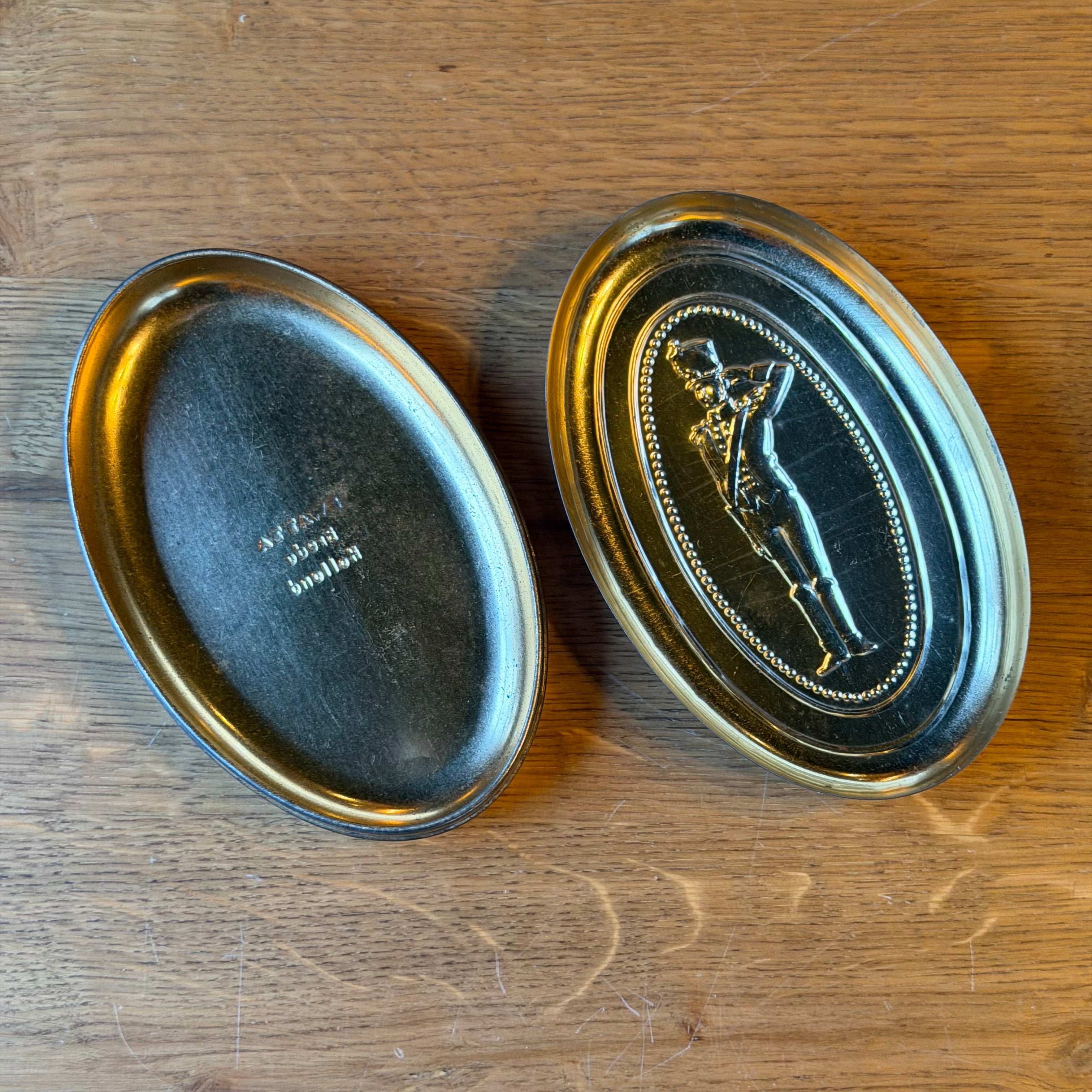 Vintage ovale Dose „Kwatta Ovalettes“ – K.Watta Breda (Niederlande)