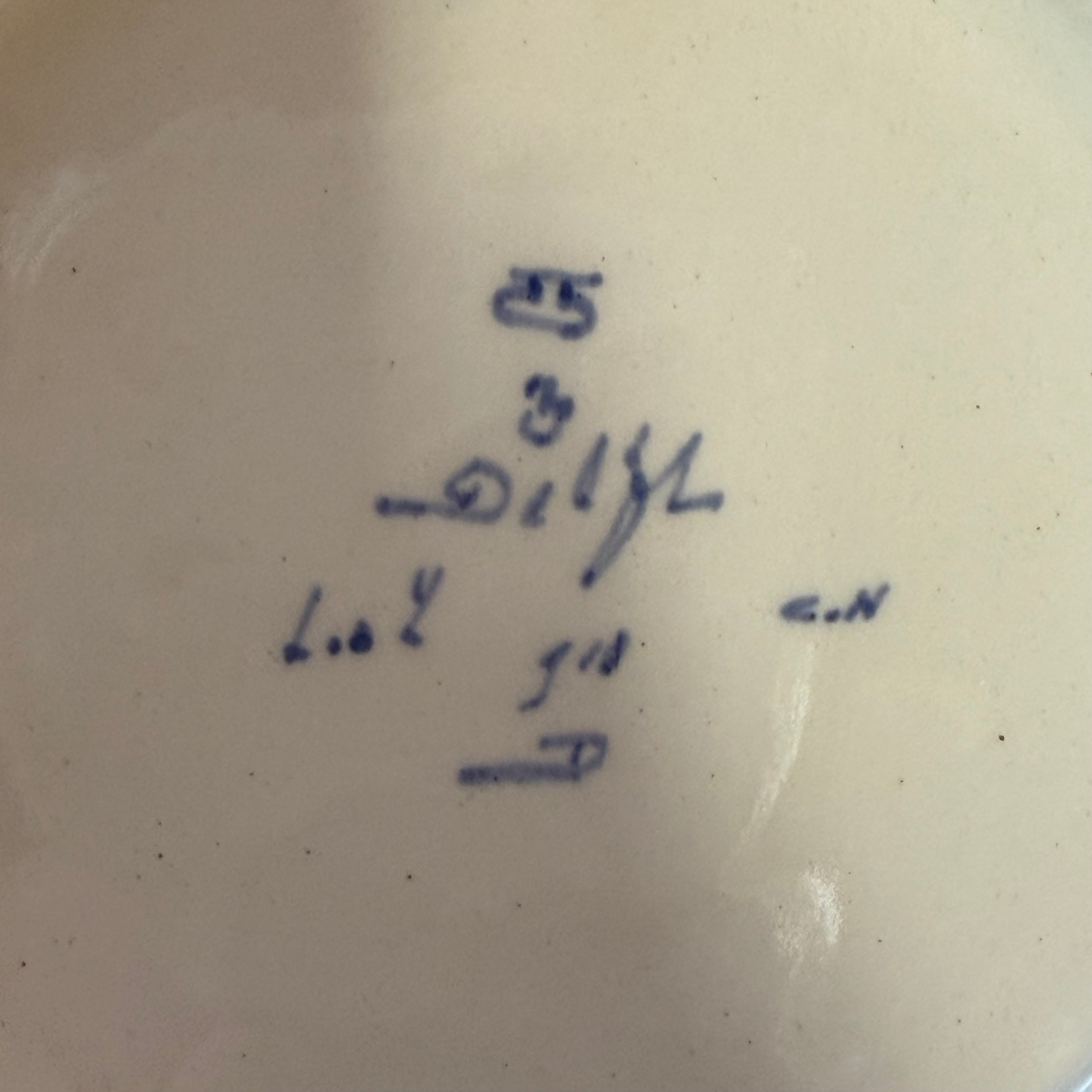 Royal Delft Wandbord – Handbeschilderd Blauw-Wit Bloemmotief – De Porceleyne Fles