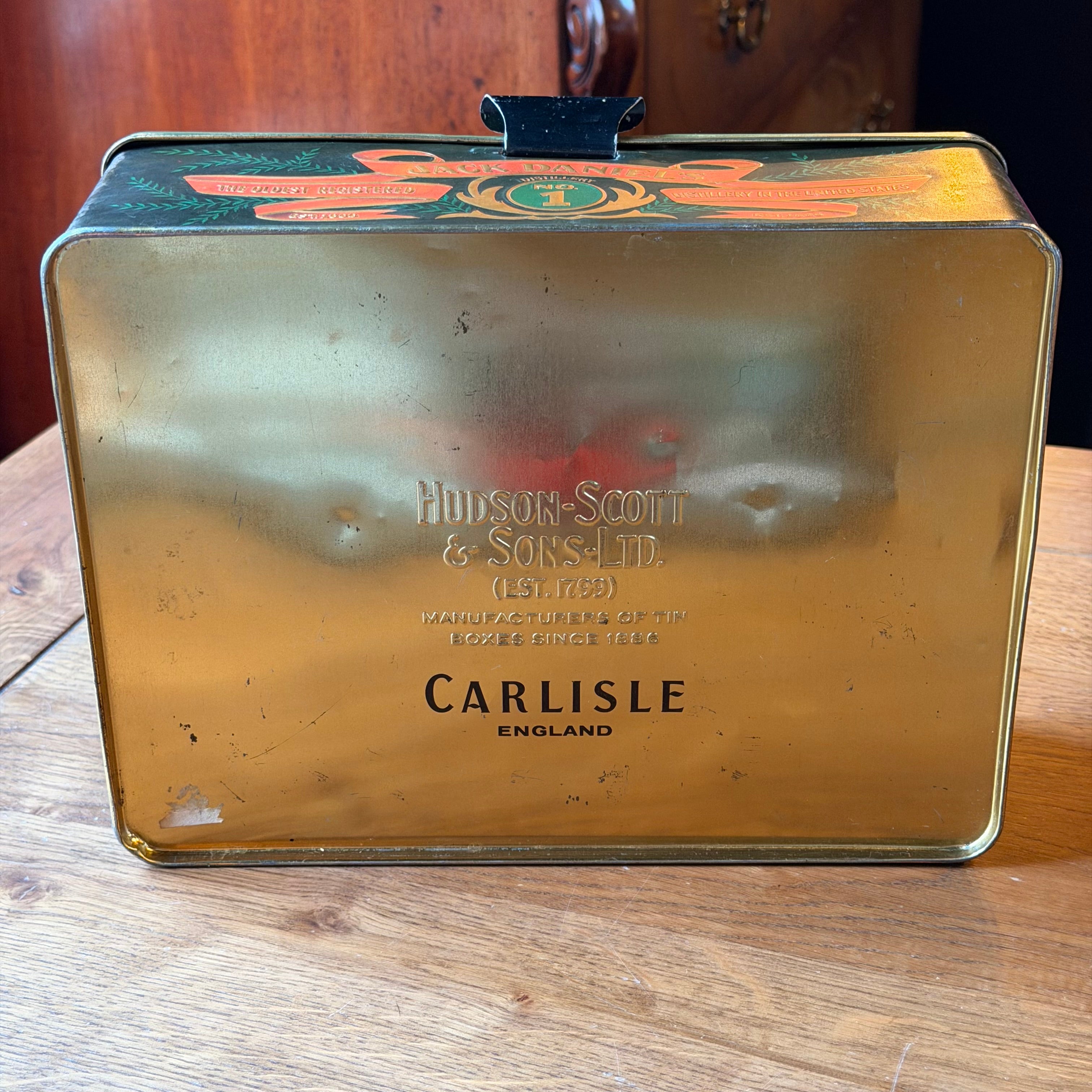 Jack Daniel's Old No. 7 Whiskydose mit klassischen Illustrationen