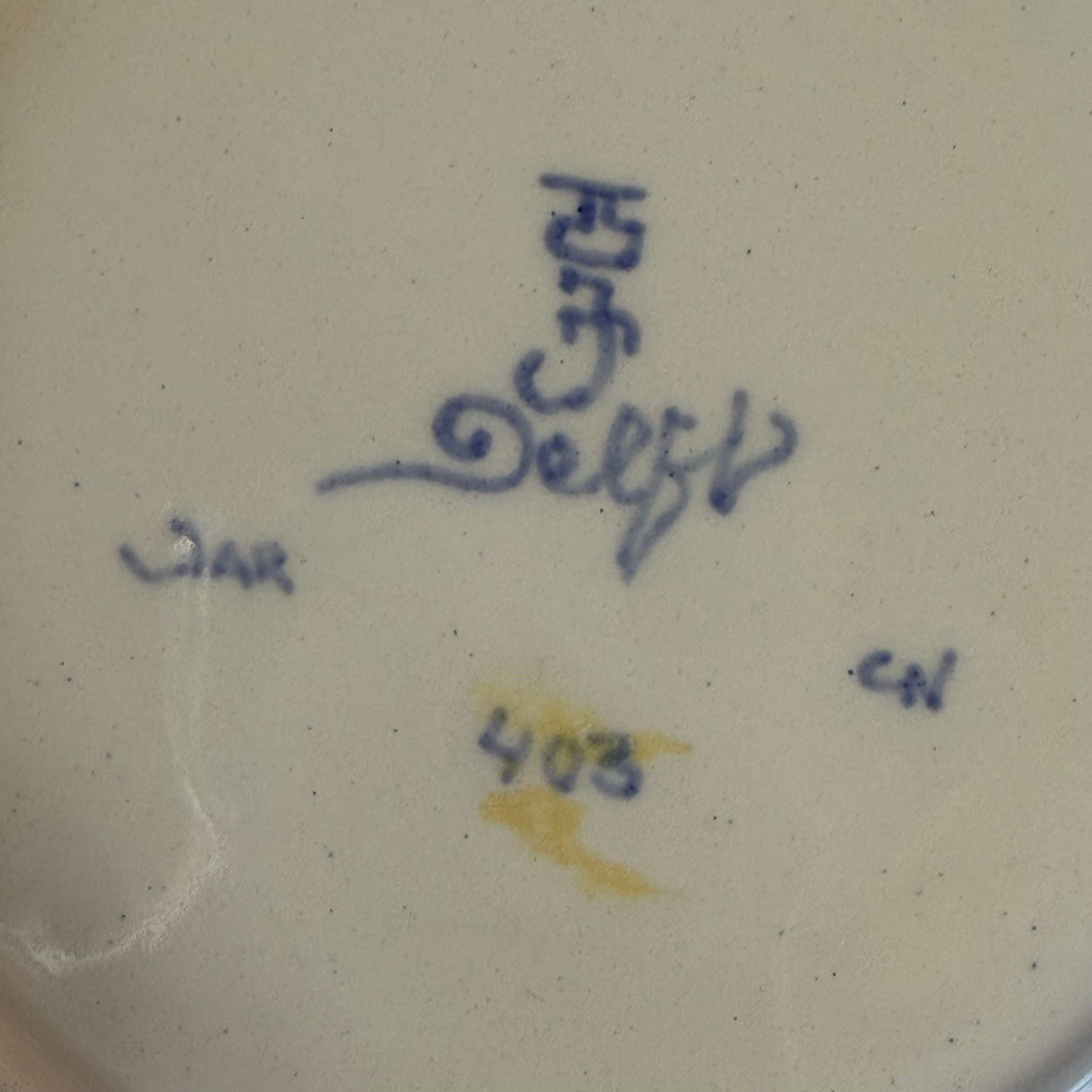 Wandteller „Royal Delft“ – handbemalt in Delfter Blau (19,5 cm)