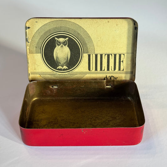 Uiltje d’Or – sigarenblik – La Bolsa Kampen Holland – ca. 1940–1950