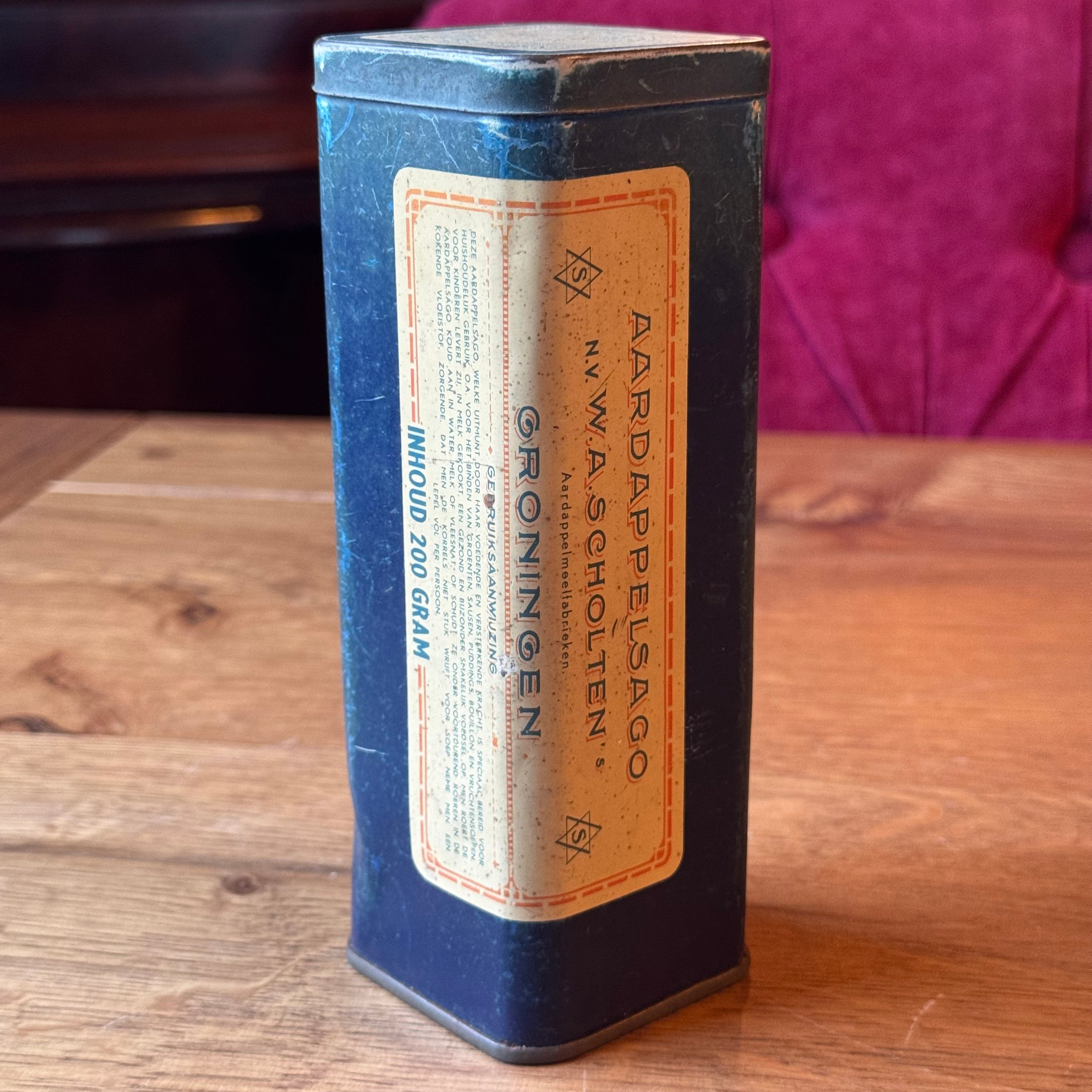 Antike Kartoffel-Sago-Dose – WA Scholten Groningen