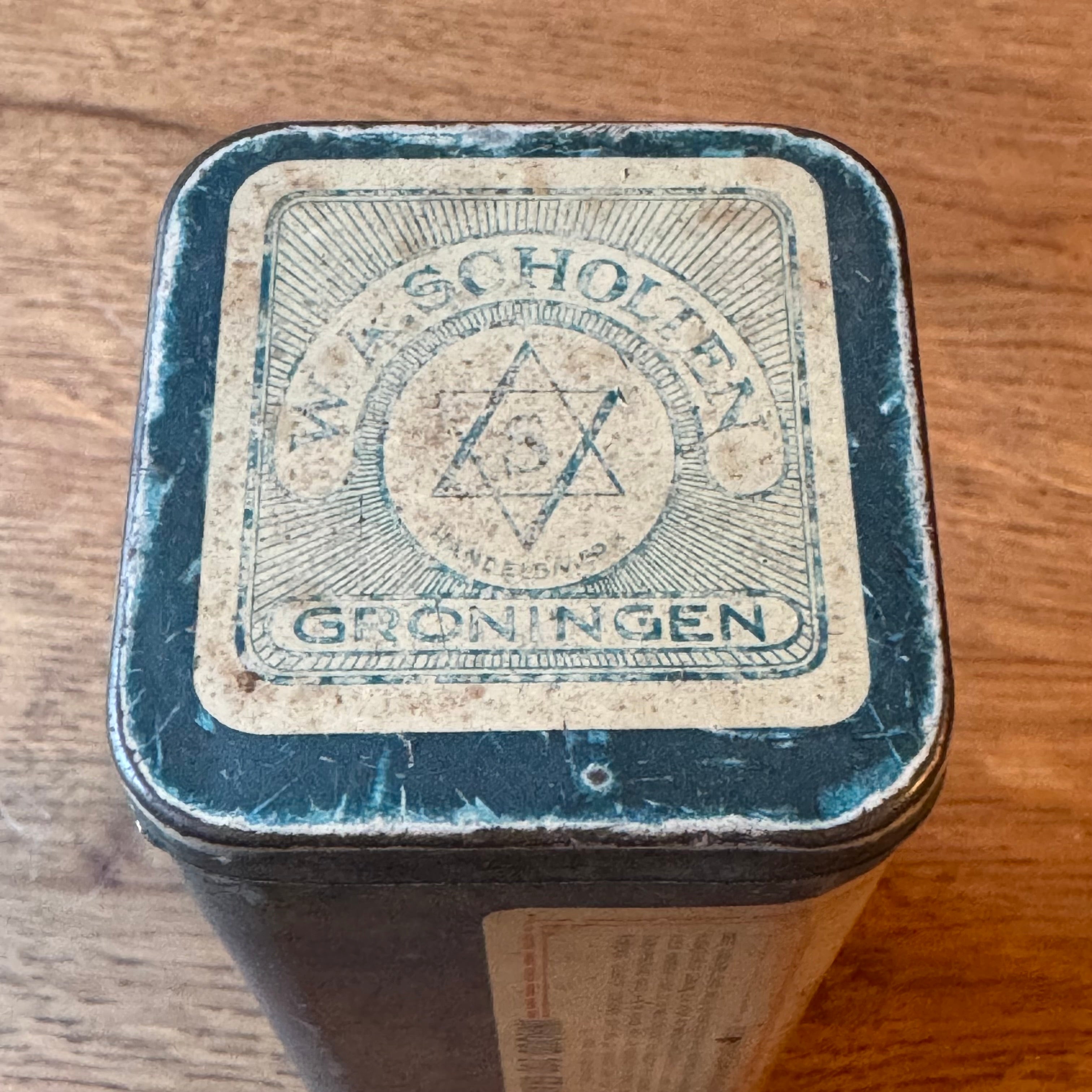 Antike Kartoffel-Sago-Dose – WA Scholten Groningen