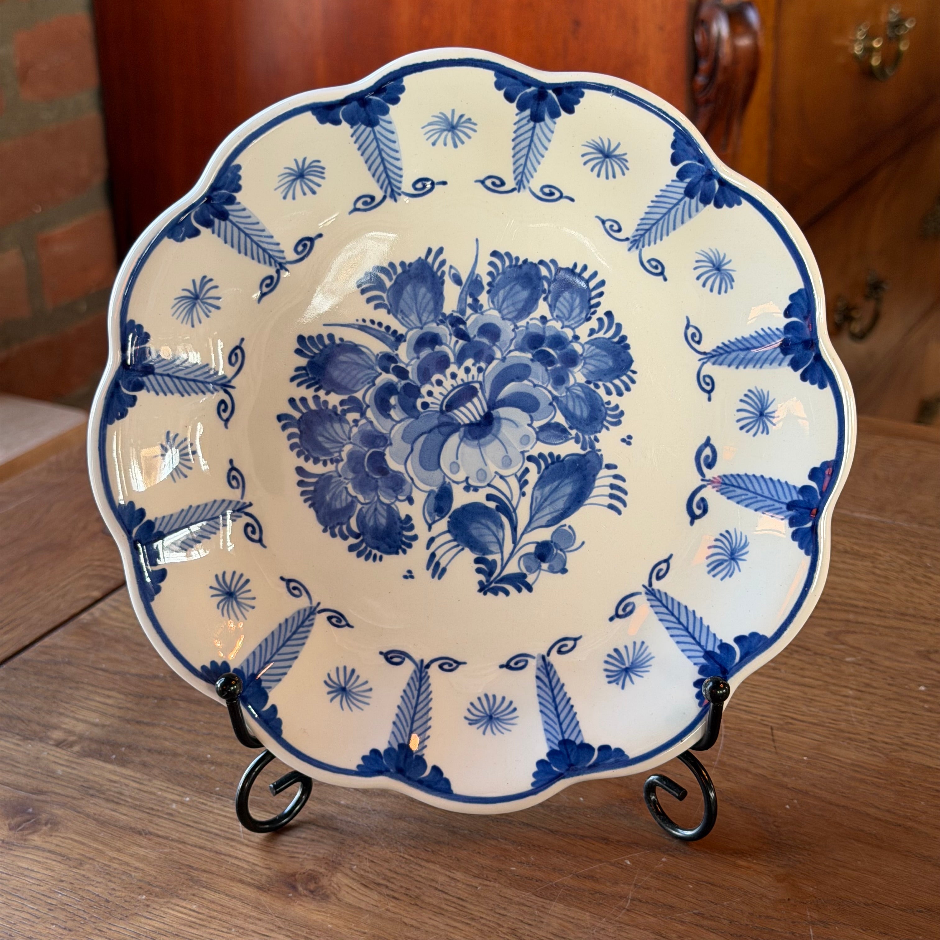 Wandteller „Royal Delft“ – handbemalt in Delfter Blau (19,5 cm)