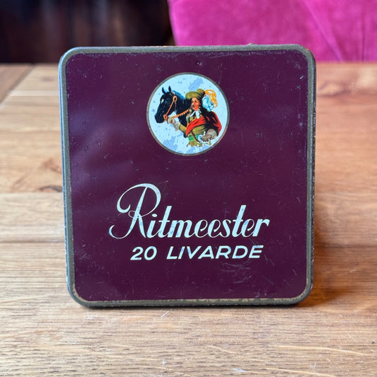 Vintage Ritmeester Livarde Cigar Tin – 20 Pieces