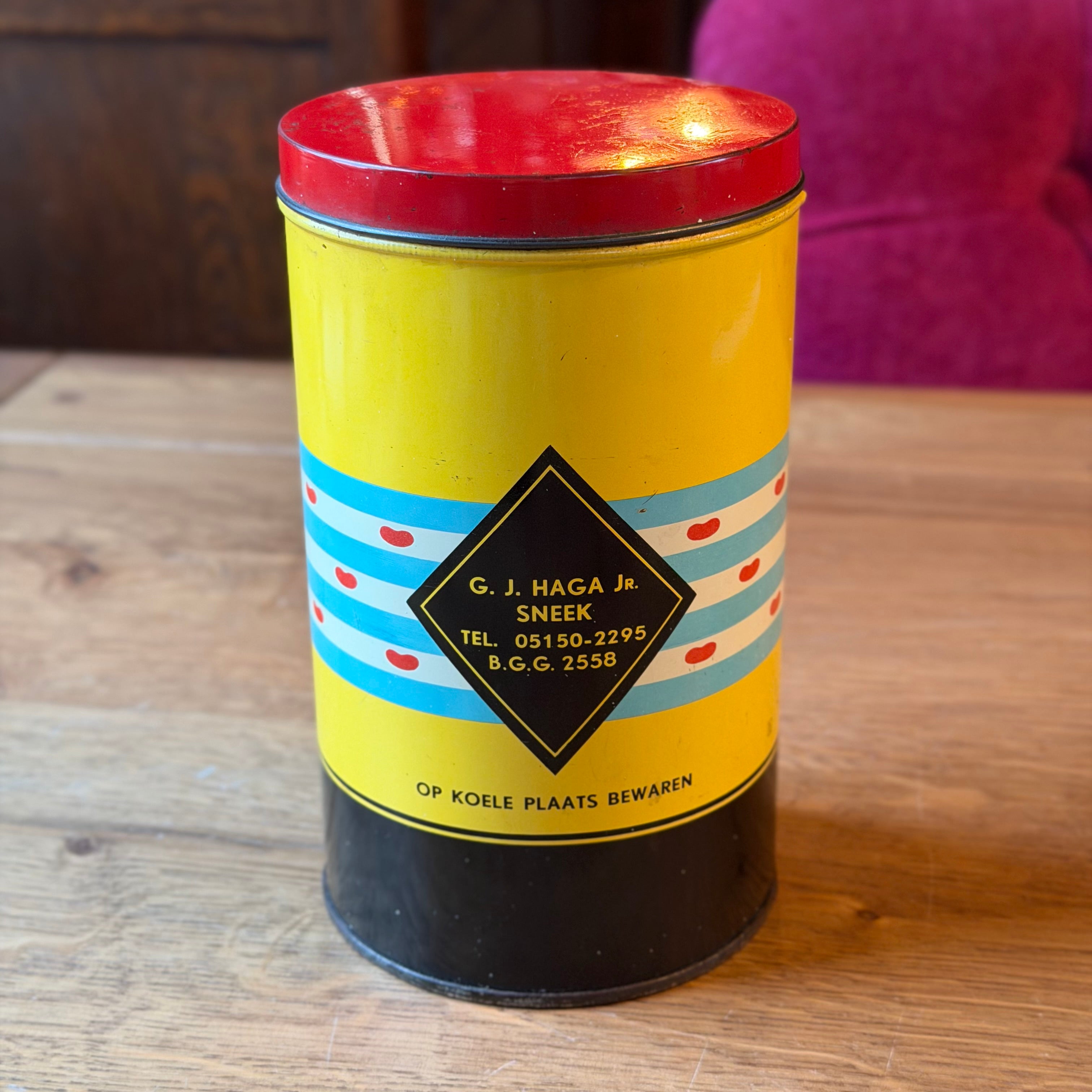 Vintage Keksdose GJ Haga Jr. Sneek – Sneeker Butter Dribble Cookies