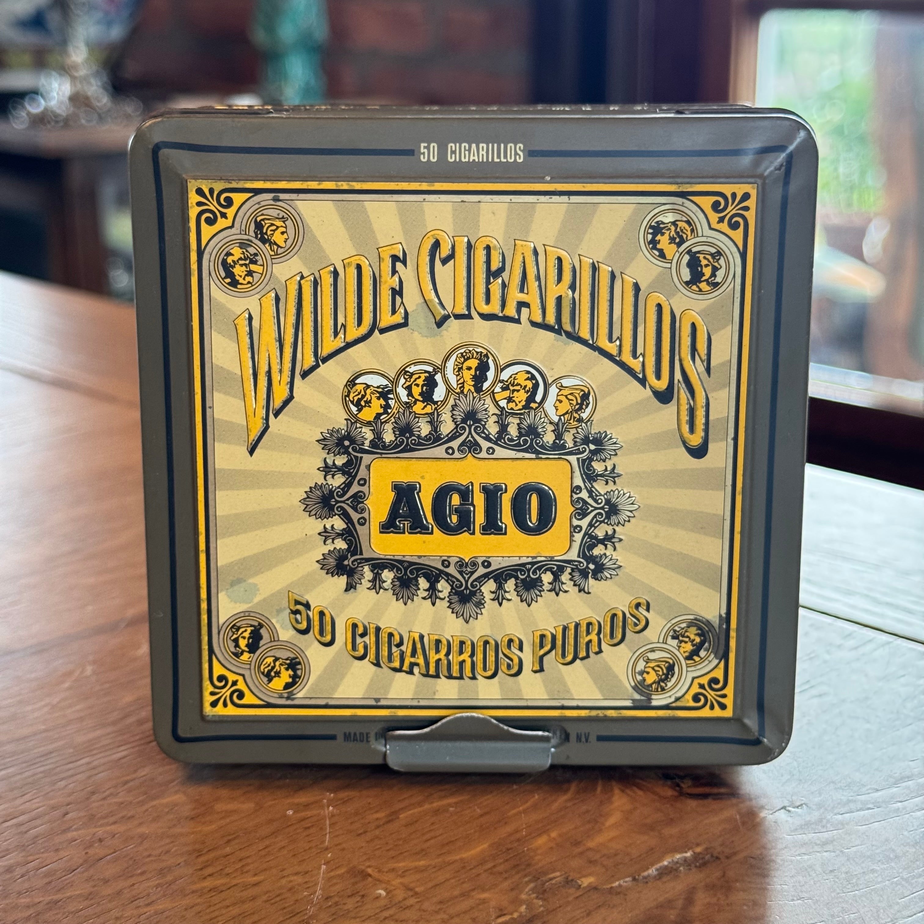 Agio Wilde Cigarillos Dose – 50 Cigarros Puros – ca. 1960–1970