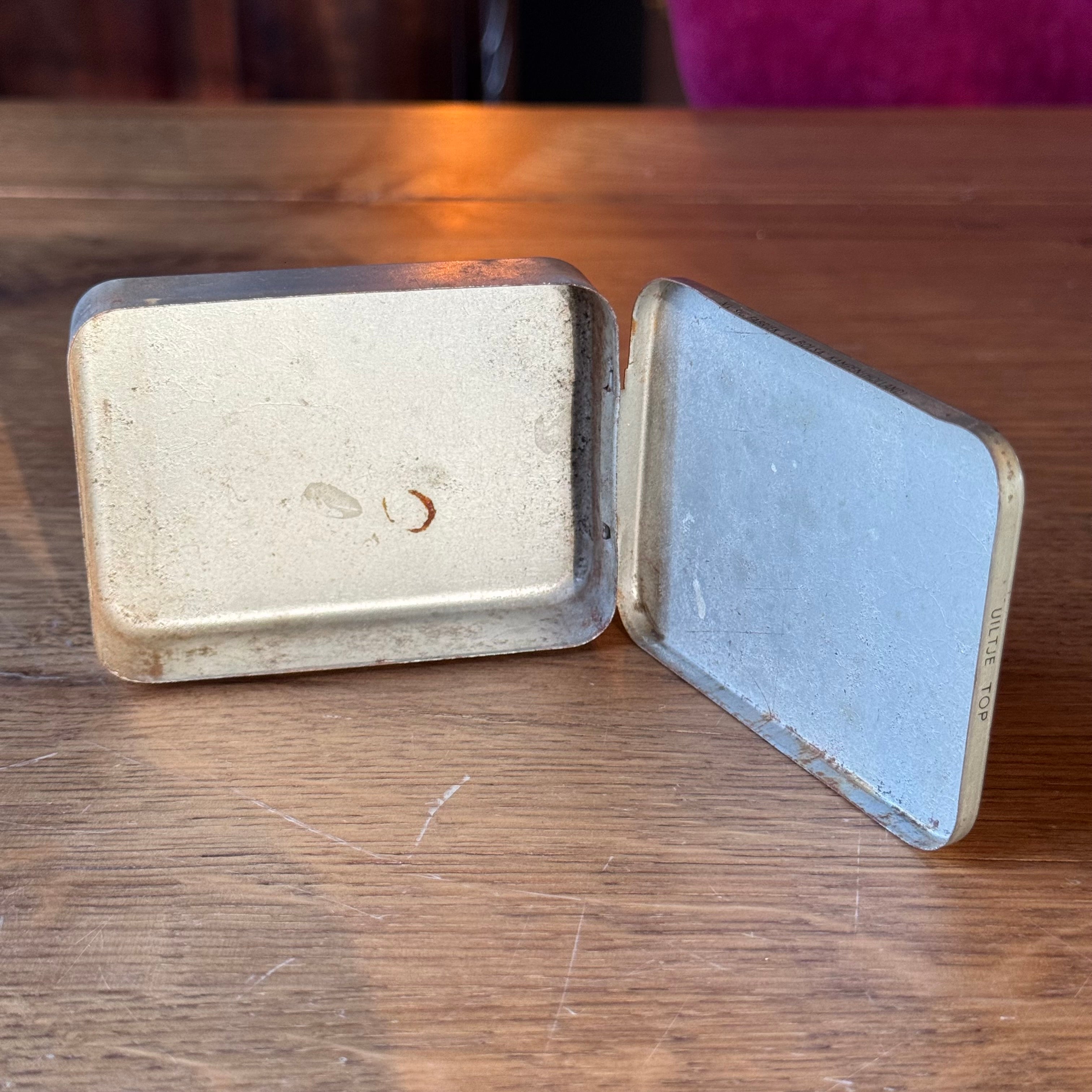 Vintage Uiltje Top Blikje – Sigarenblik – Nederland