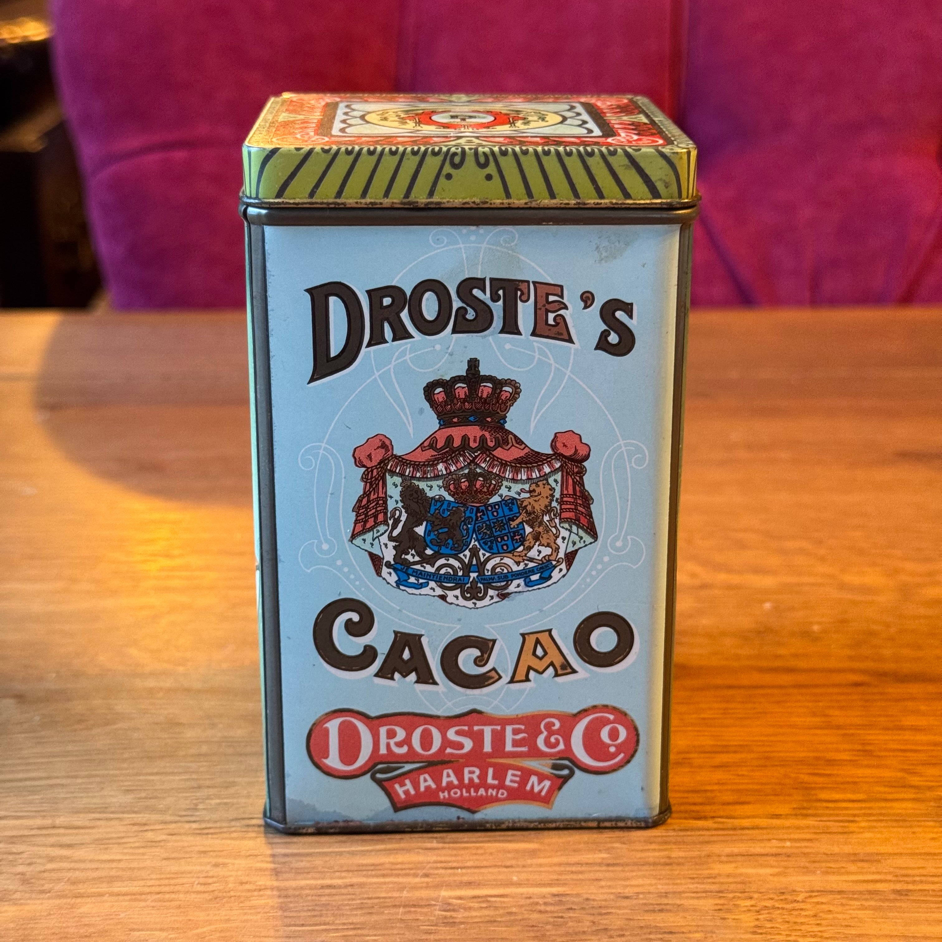 Vintage Droste's Cocoa & Chocolate Tin - Nurse & Girls - Haarlem