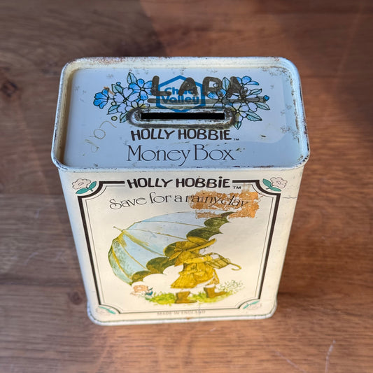 Vintage Holly Hobbie Spaarblik – England 1970s