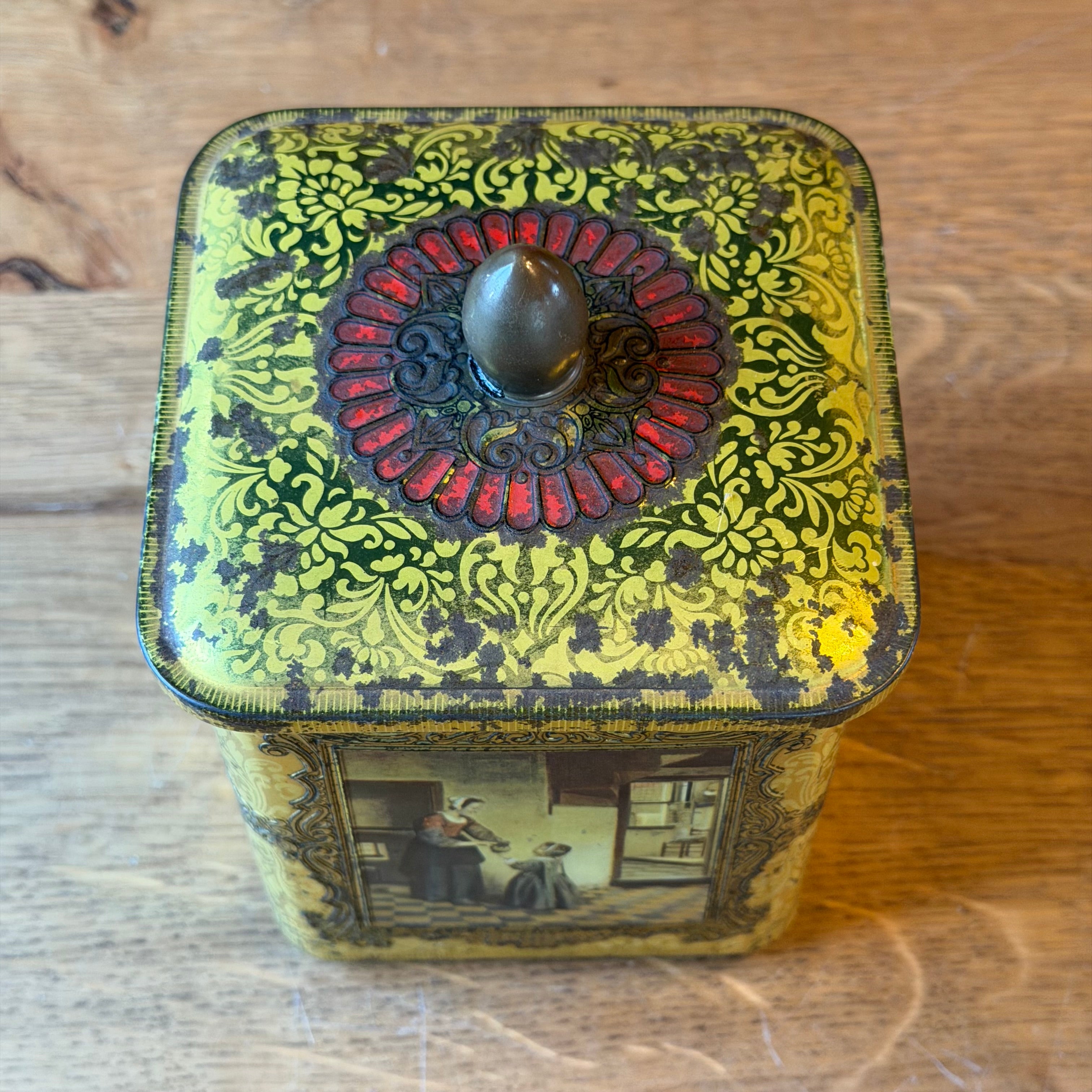 Zeldzaam Verblifa Kunstblik (1935-1939) – Hollandse Meesters in Reliëf – Vintage