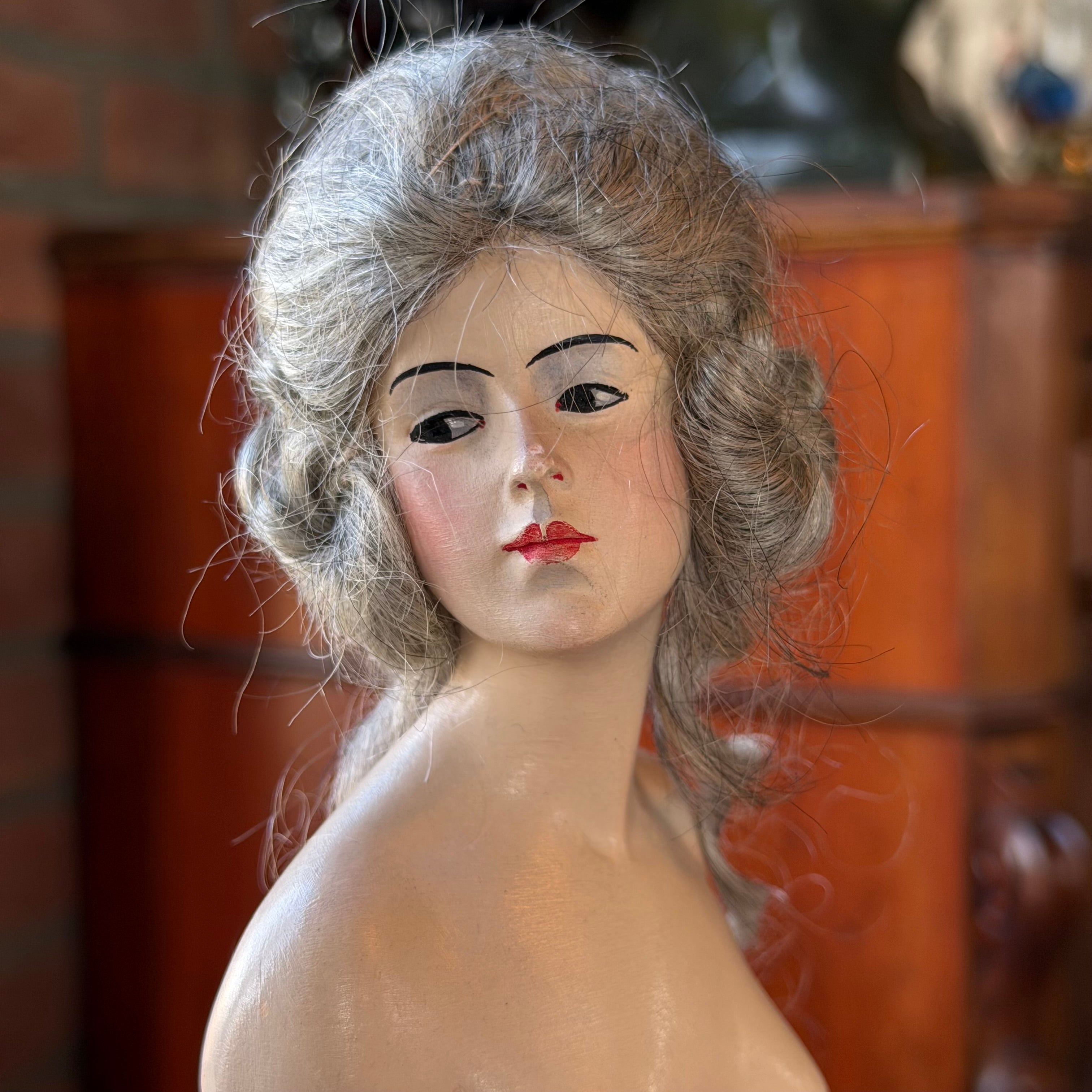 Rare Art Deco Bust "Olga" – Lilli Baitz Berlin (ca. 1920) – Signed Museum Piece