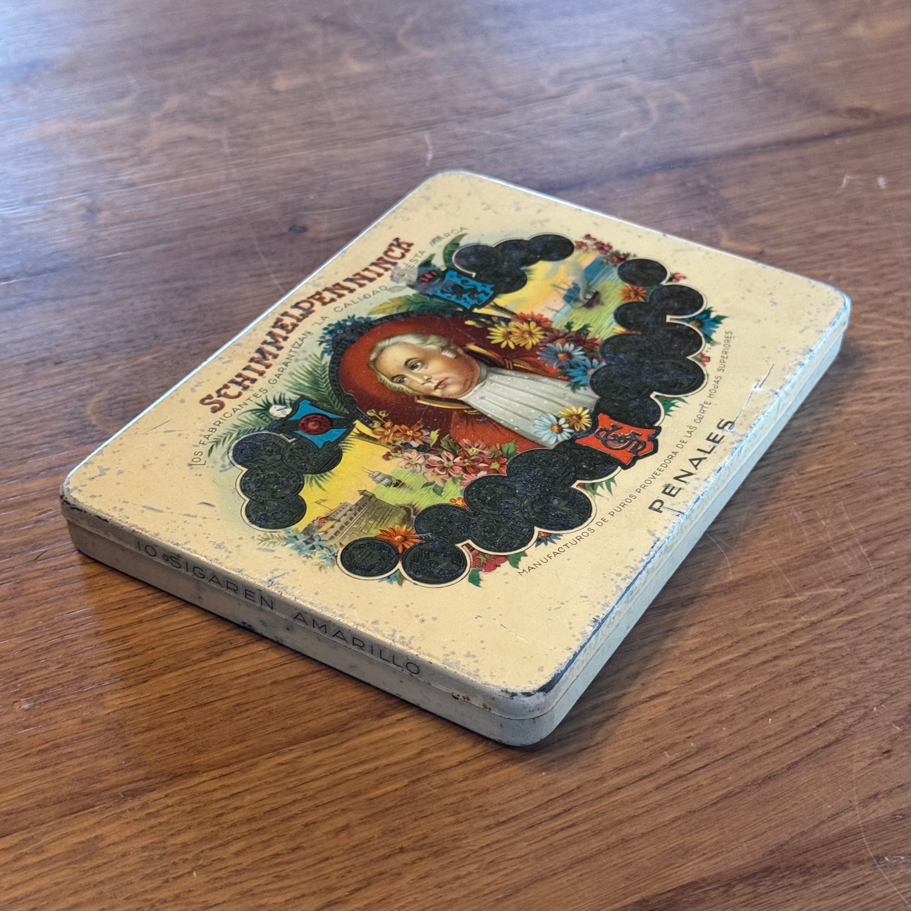 Schimmelpenninck Penales cigar tin – Wageningen – 1940s–1950s