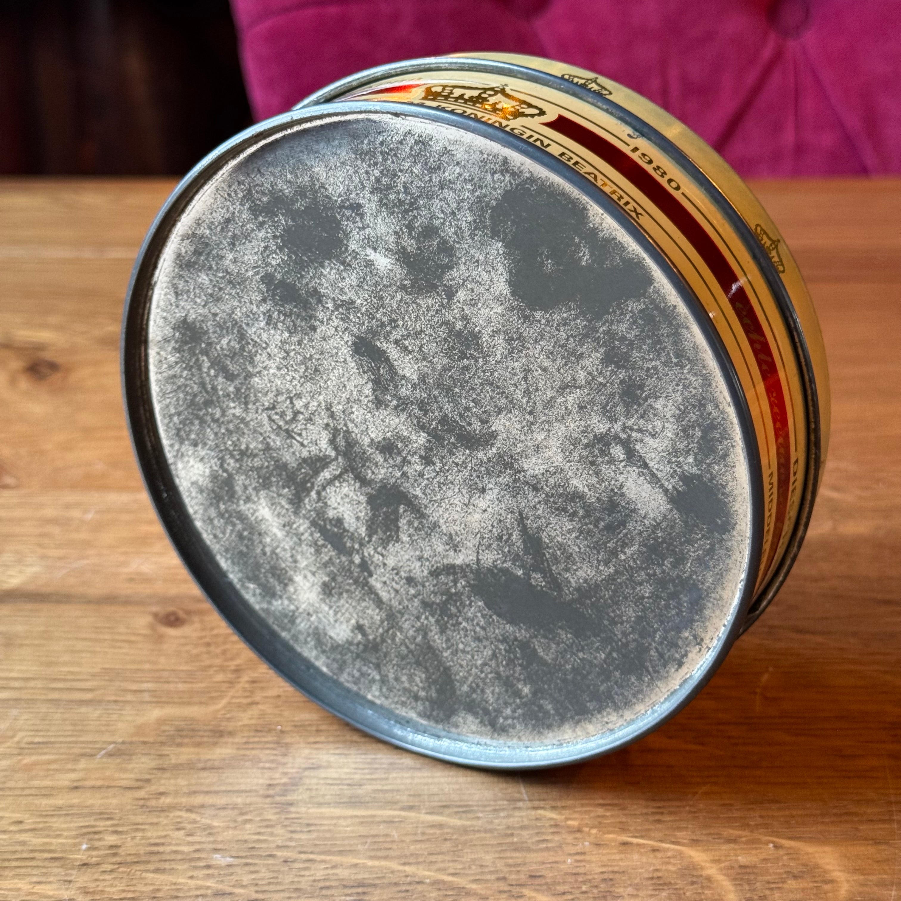 Commemorative tin 'Coronation of Queen Beatrix 1980' – Diesch Middelburg