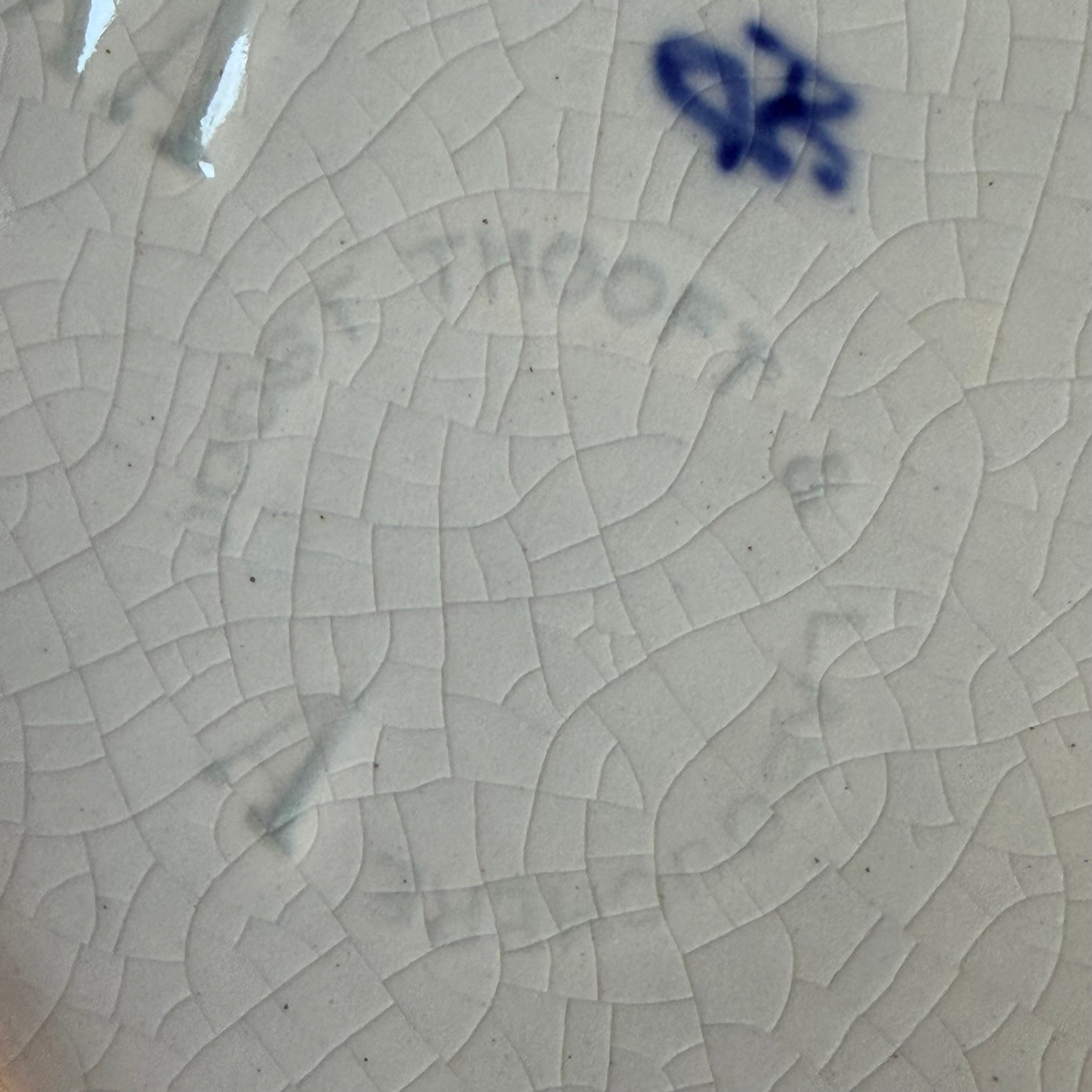 Antiek Delfts blauw wandbord met molens – De Porceleyne Fles (Royal Delft), ca. 1911