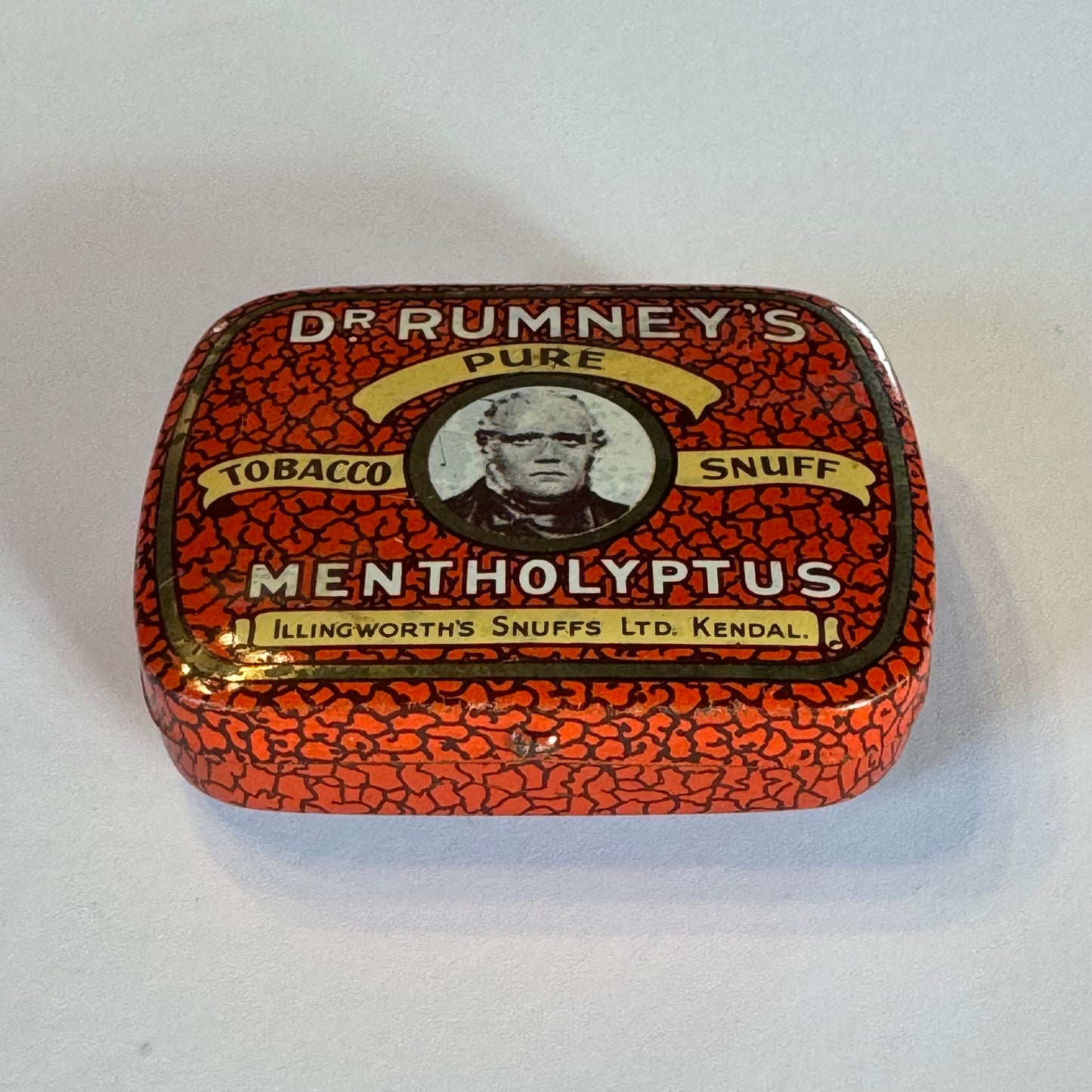 Dr. Rumney’s Mentholyptus Snuff – Illingworth’s Kendal – vintage tabaksblik