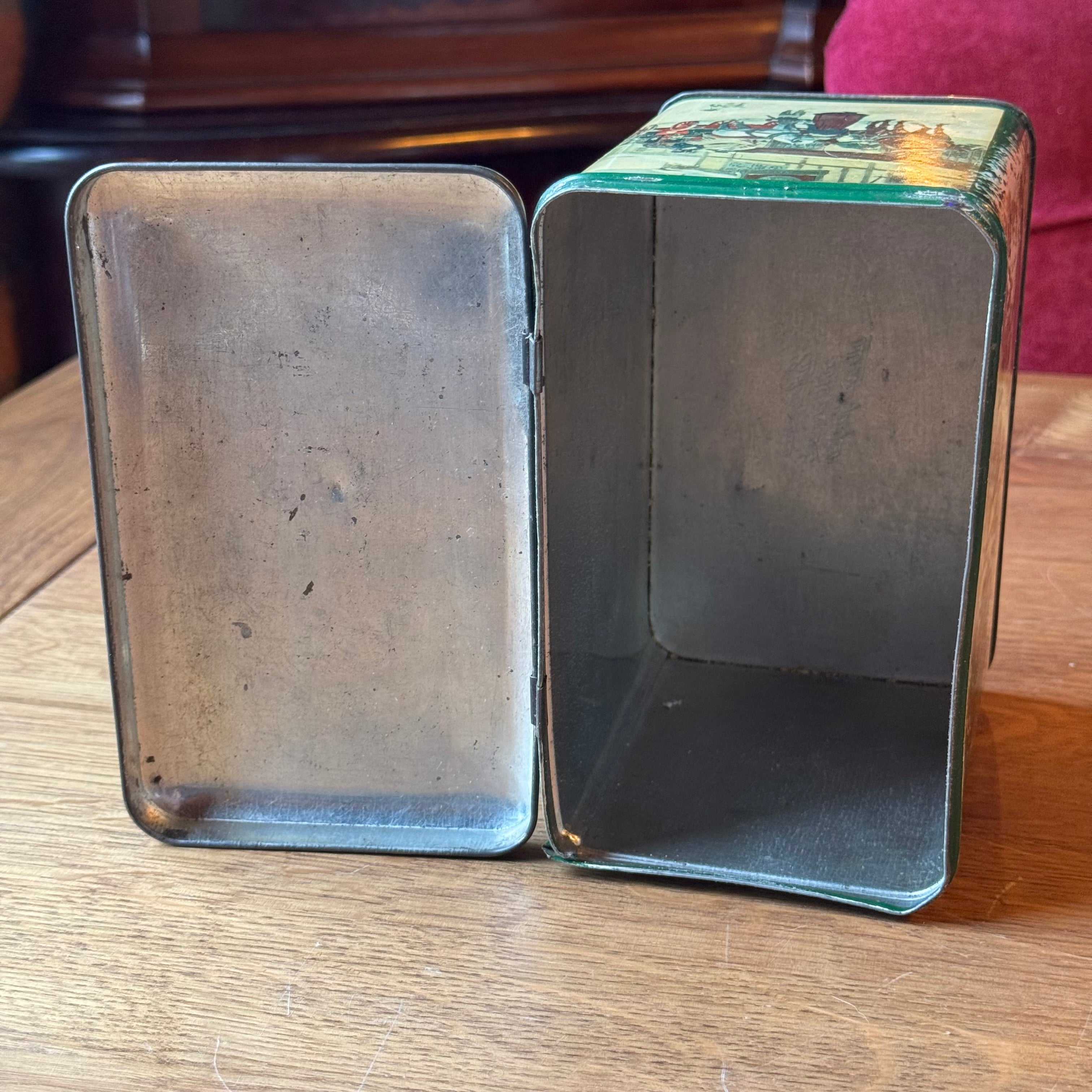 Vintage De Gruyter Blik - Engels Jachttafereel & Postkoets - Shabby Chic (Jaren '50)