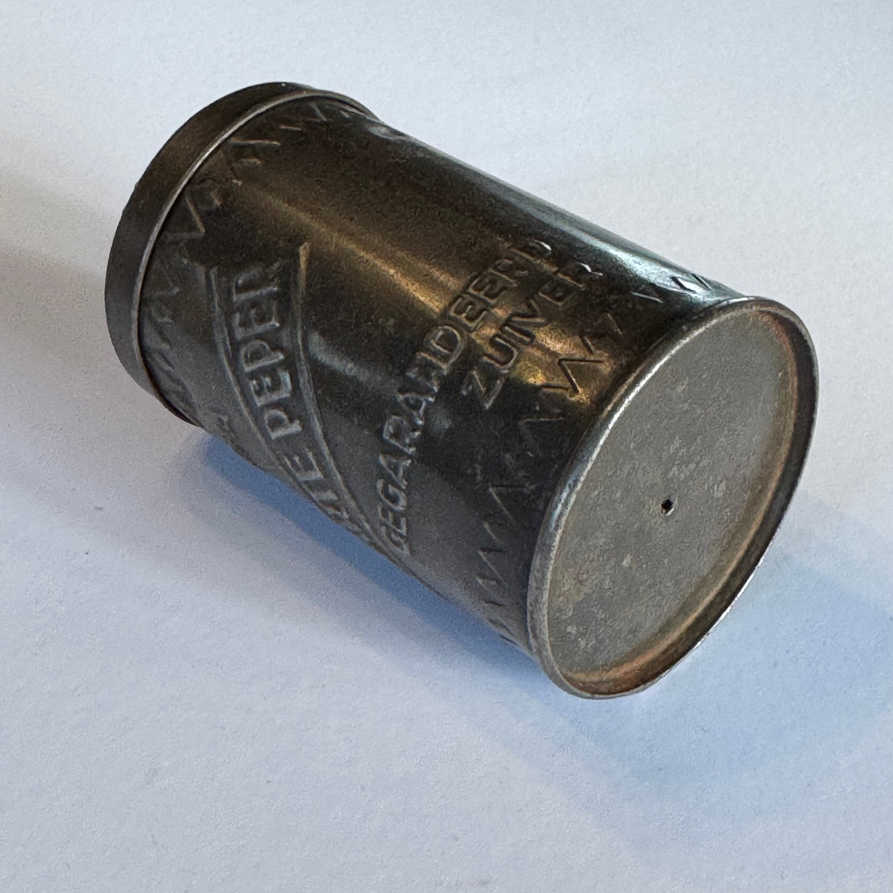 Antique pepper tin – “Black Pepper” Excellent quality, Amsterdam-Batavia
