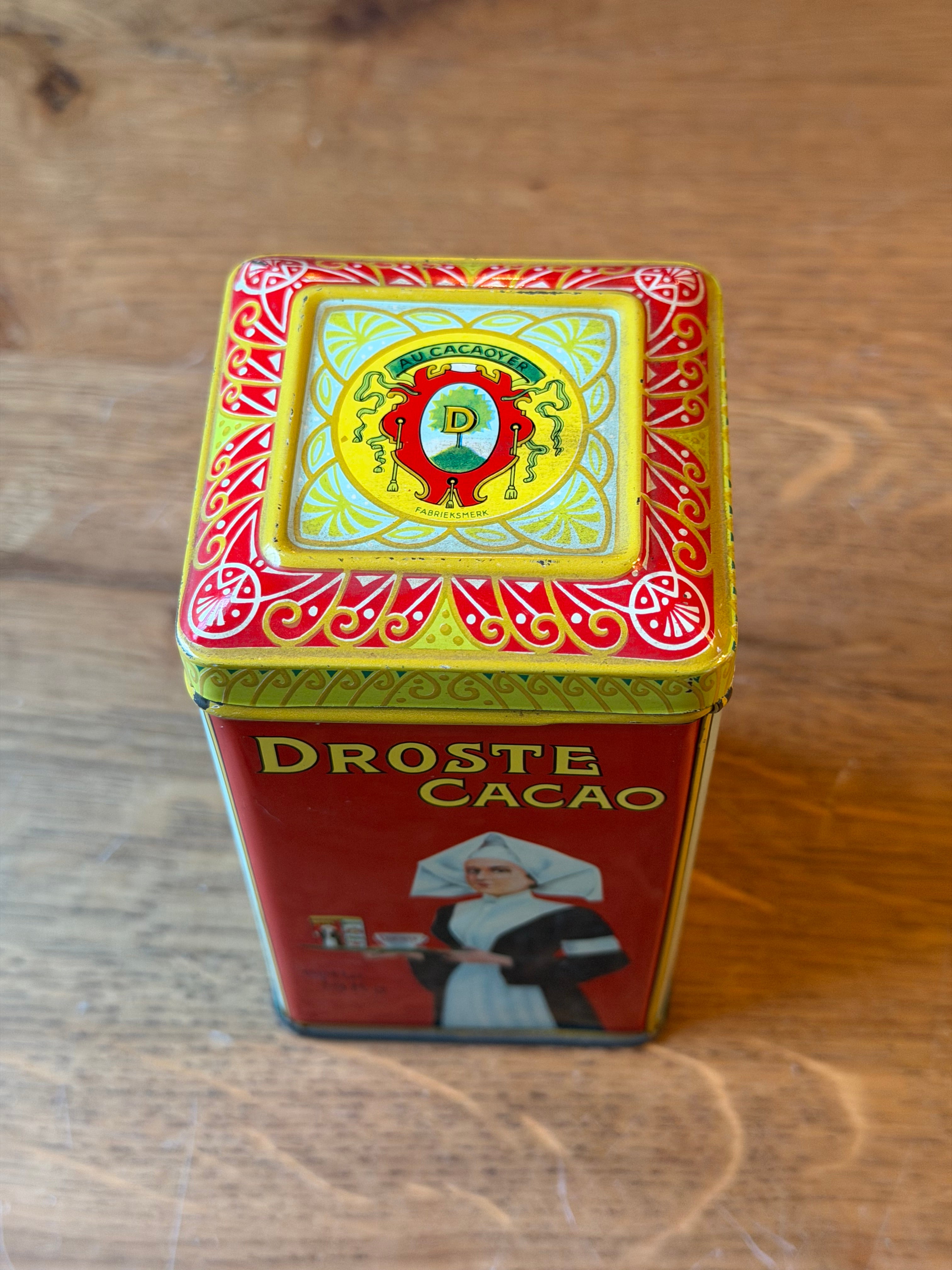 Antique Droste Cocoa Tin – Iconic Nurse Design – Netherlands