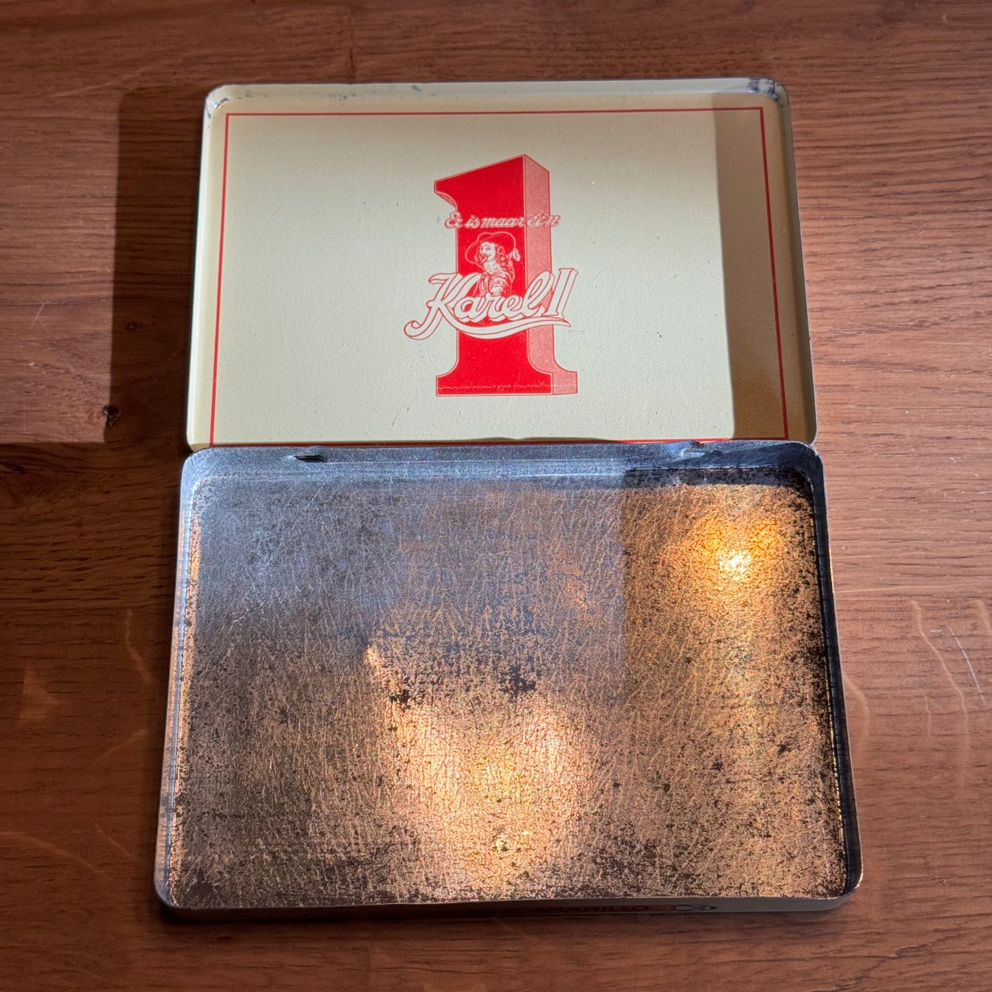 Karel I “Remo” sigarenblik – ca. 1940–1950
