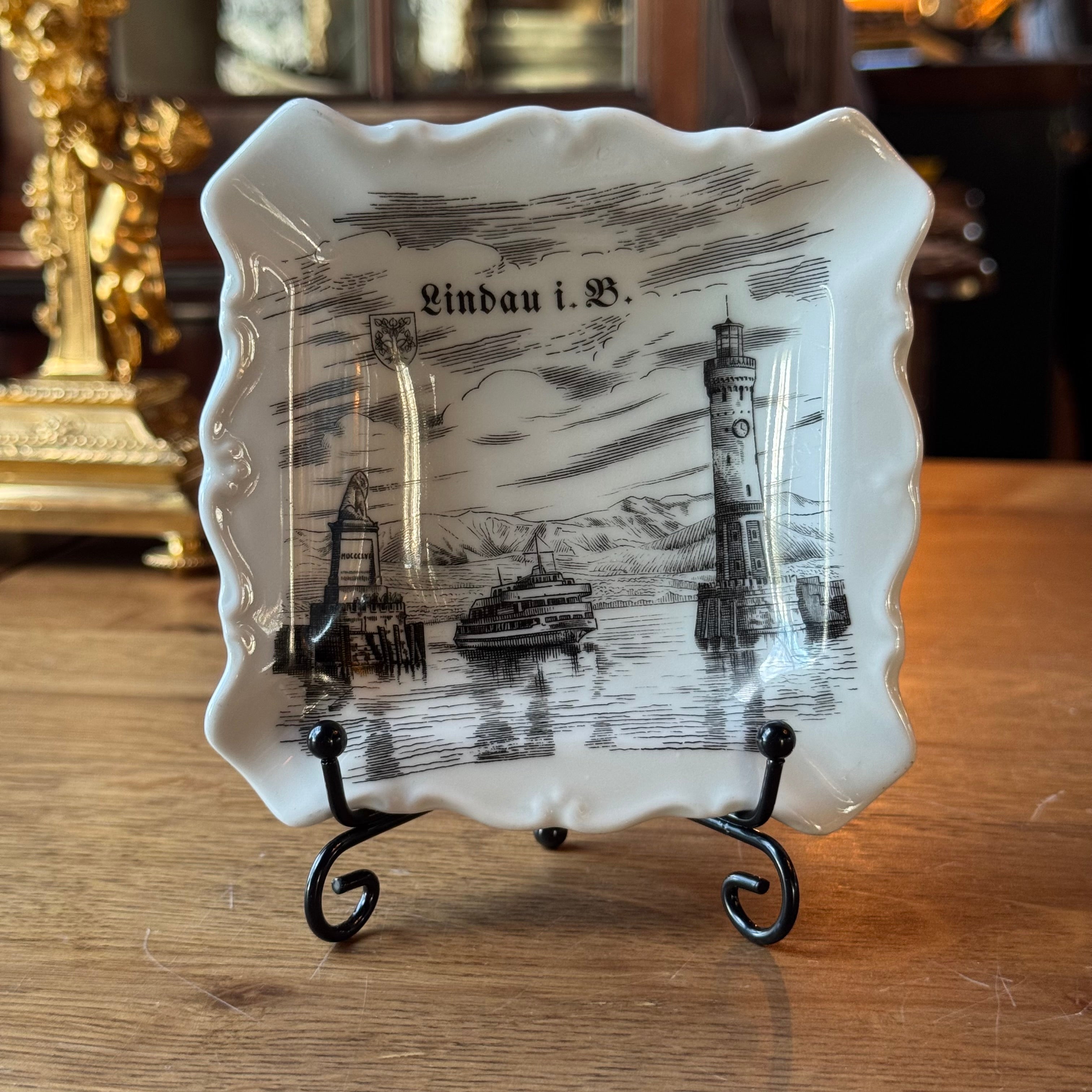 Porzellanaschenbecher – Lindau iB – Porzellanmanufaktur Lorenz Bayern