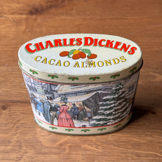 Vintage Charles Dickens Cacao Almonds Kerstblik – Victoriaanse Illustraties
