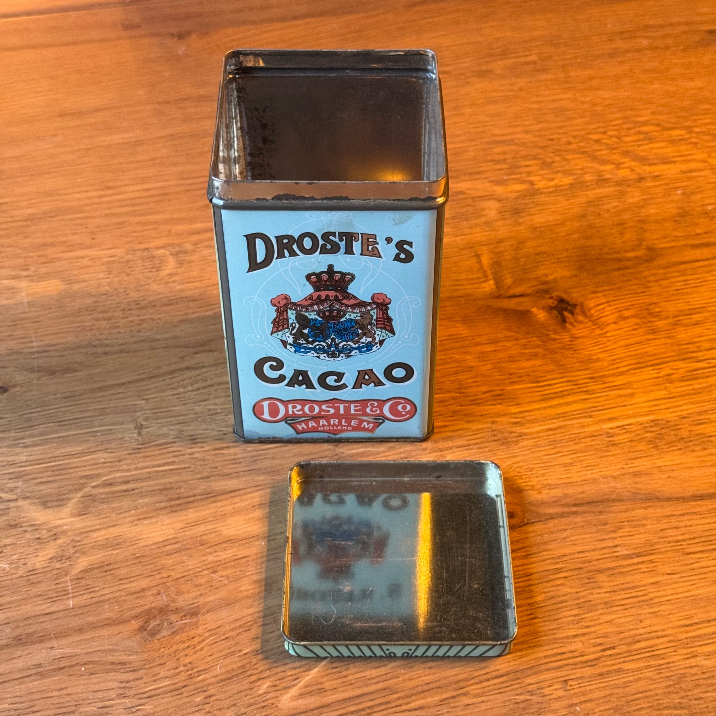 Vintage Droste's Cocoa & Chocolate Tin - Nurse & Girls - Haarlem