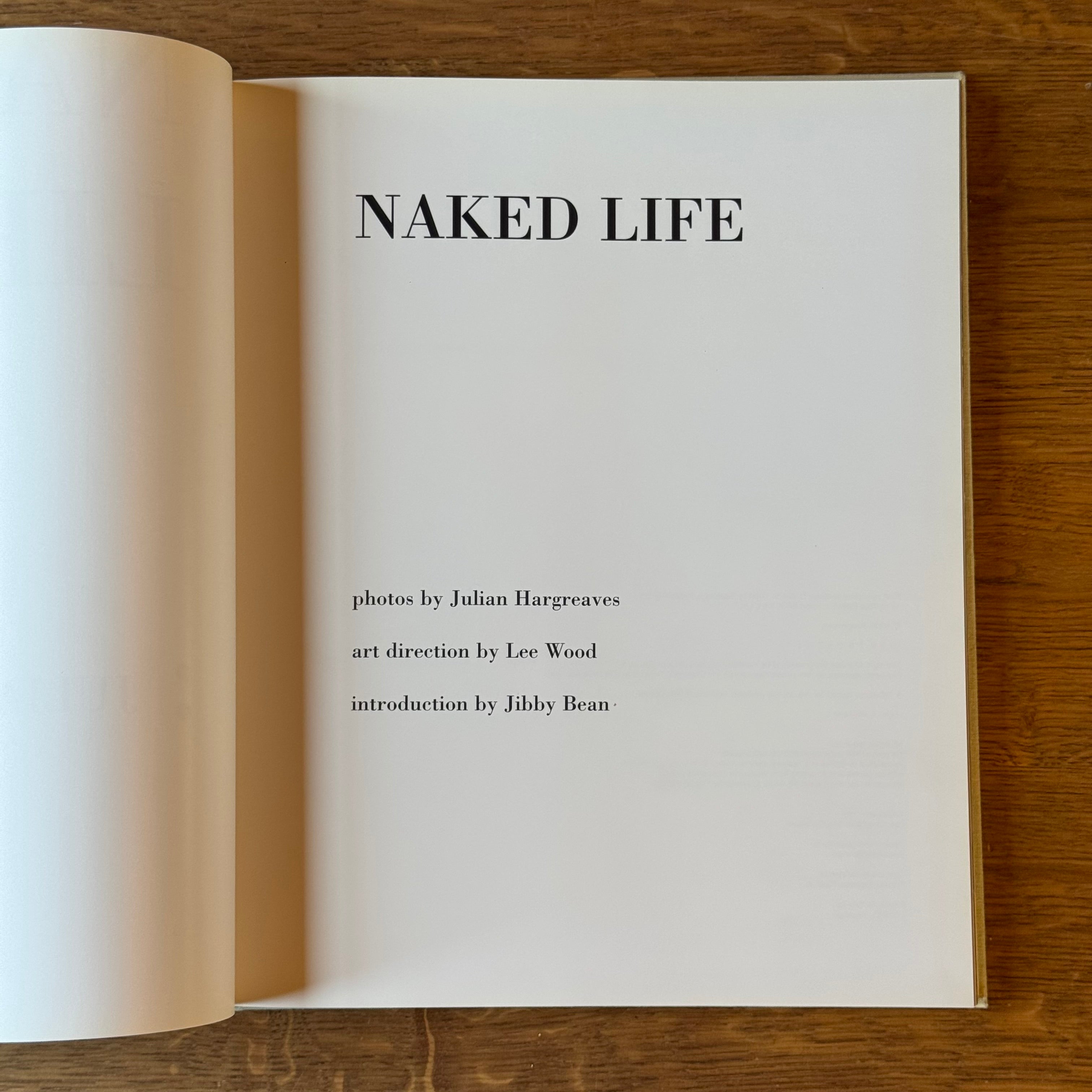 Naked Life – Julian Hargreaves – Male Photography in Luxury Linen Hardcover (2000)