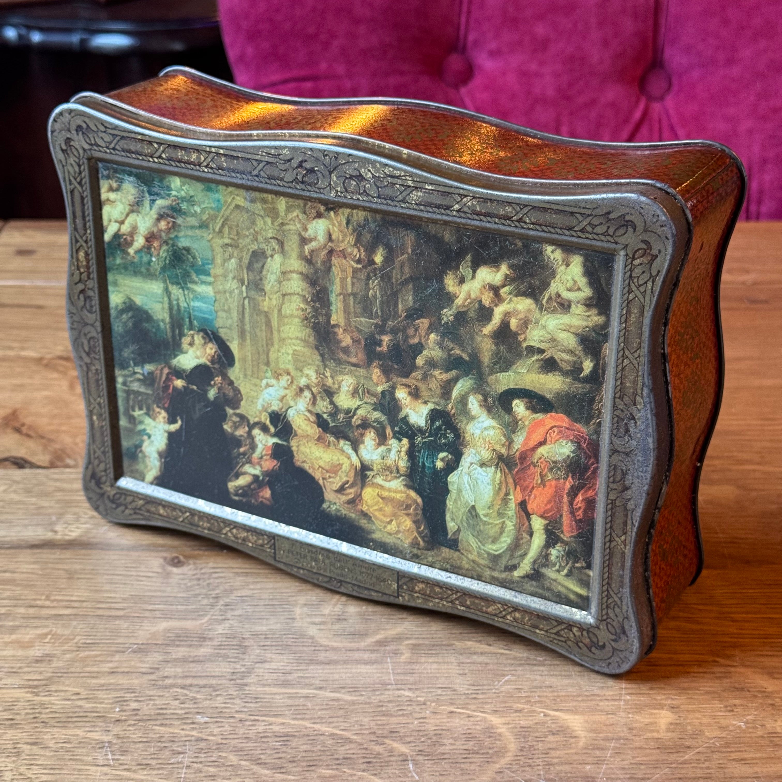 Vintage cookie jar with Rubens print – Il Giardino dell'Amore