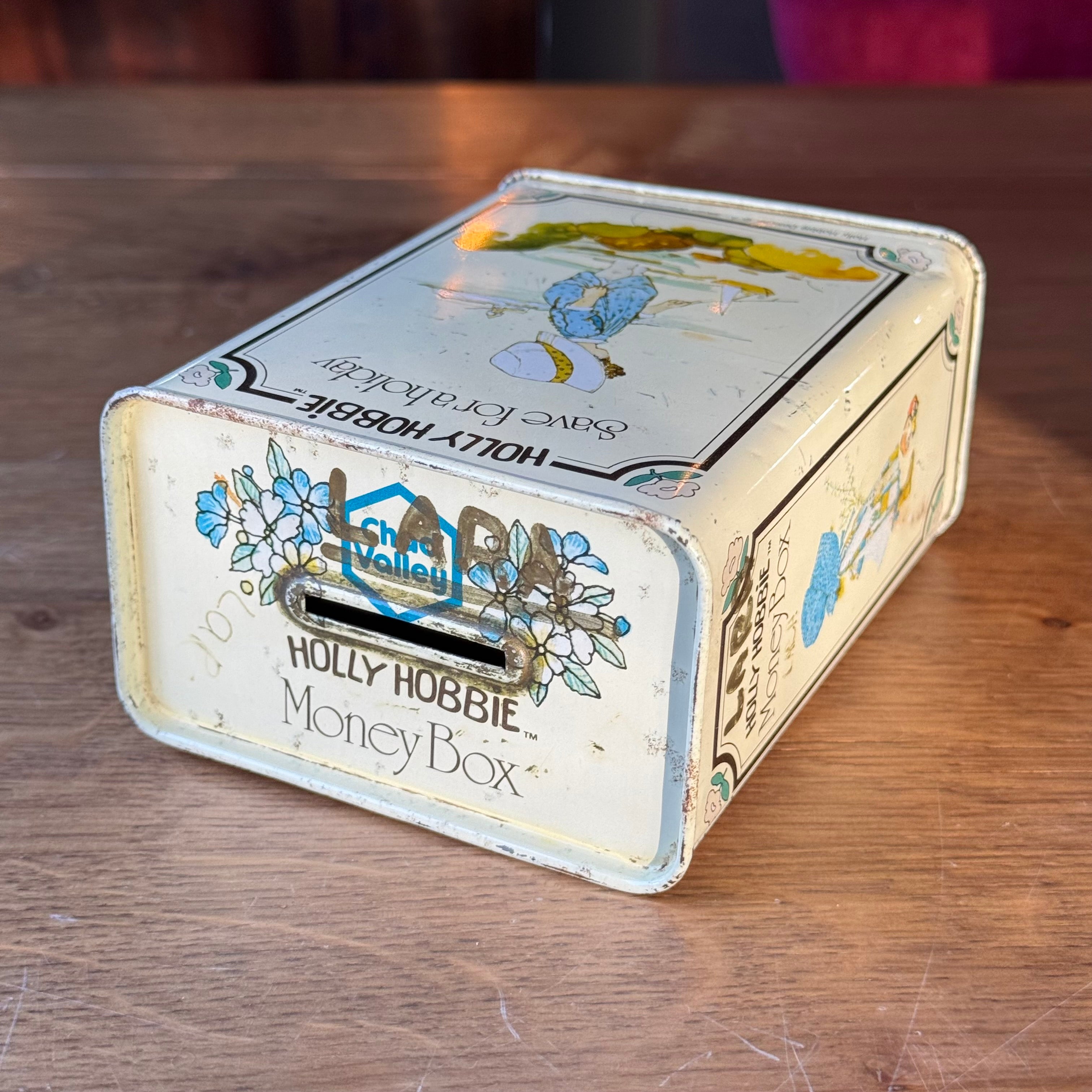Vintage Holly Hobbie Spaarblik – England 1970s