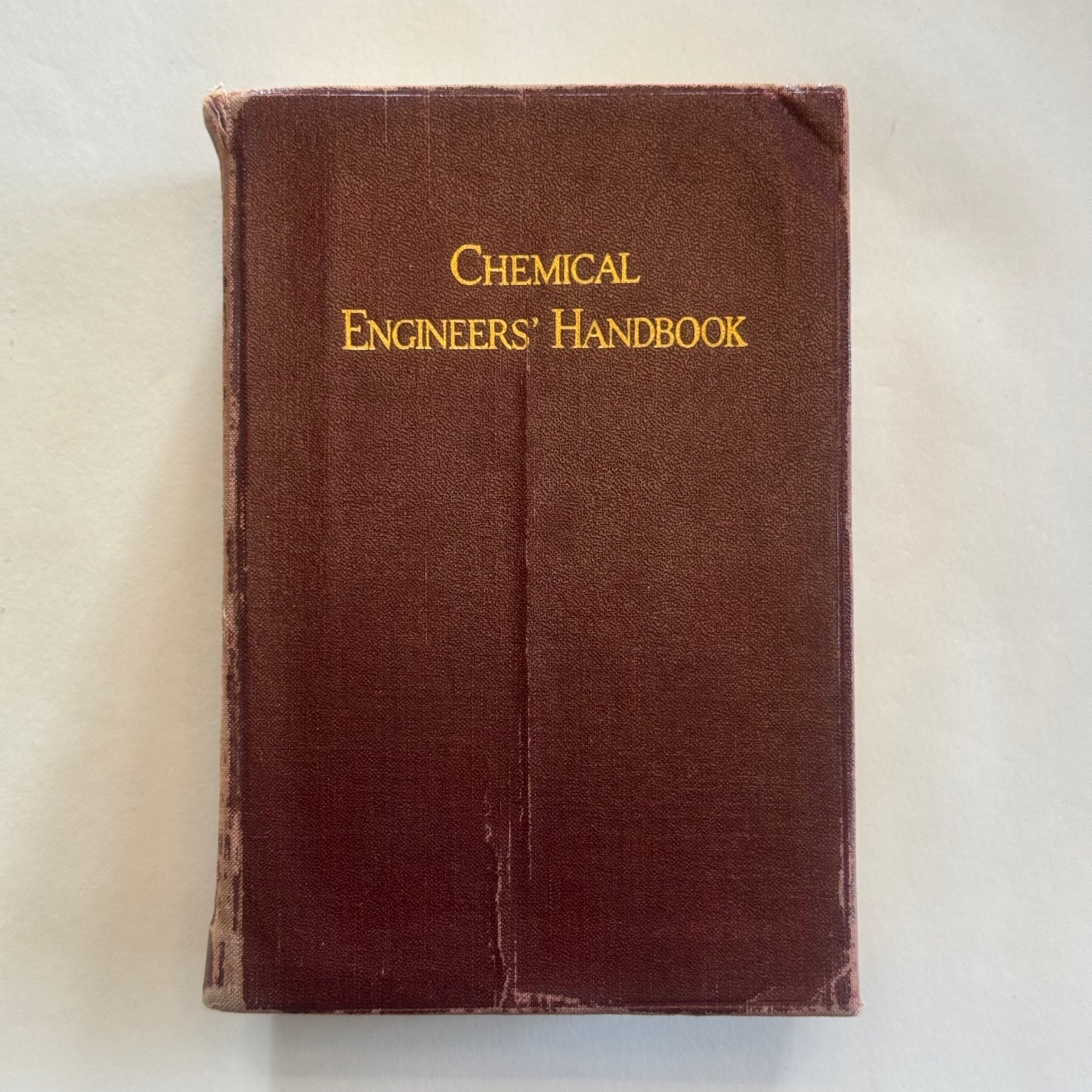 Chemical Engineers' Handbook First Edition (1934)