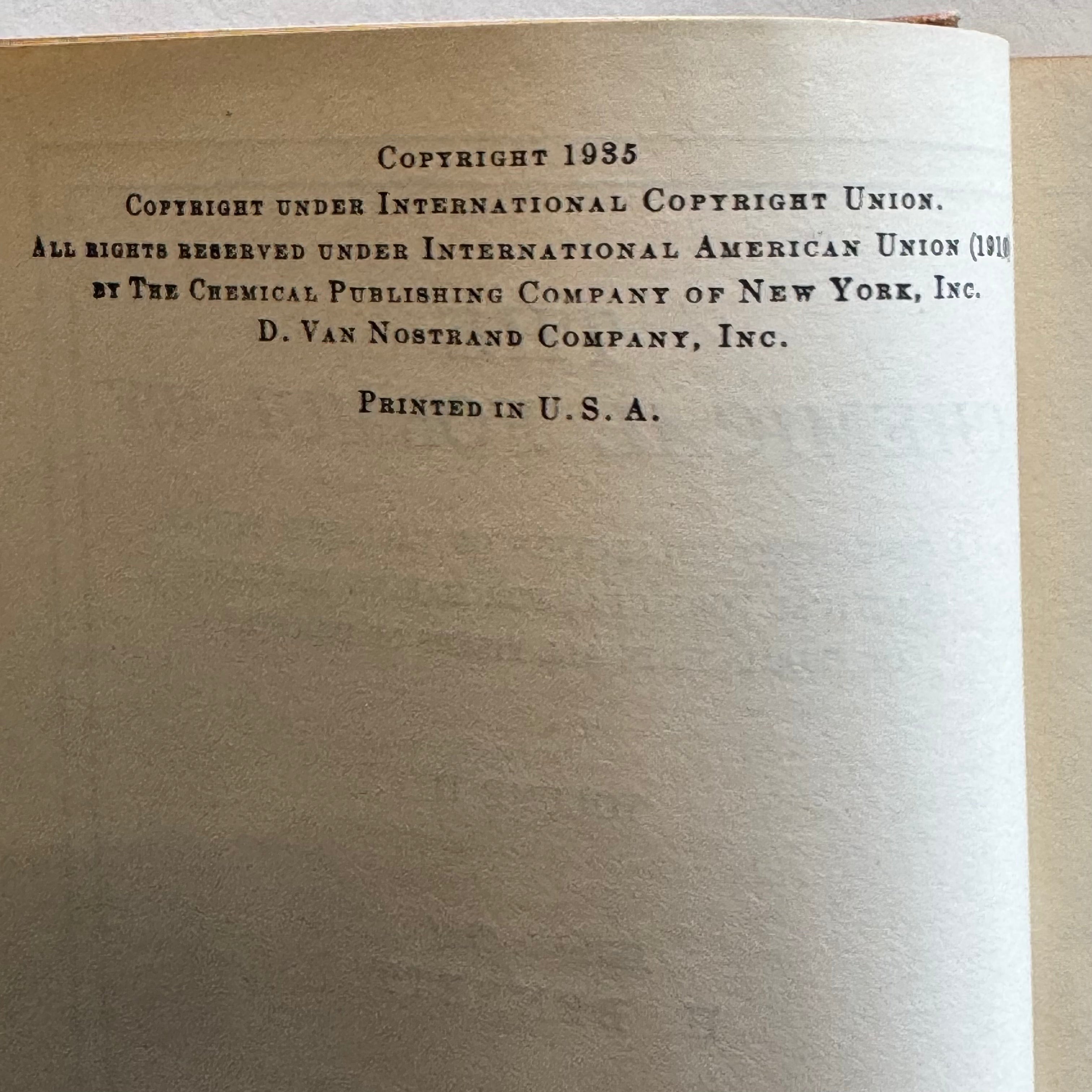 The Chemical Formulary Volume II by H. Bennett (1935)