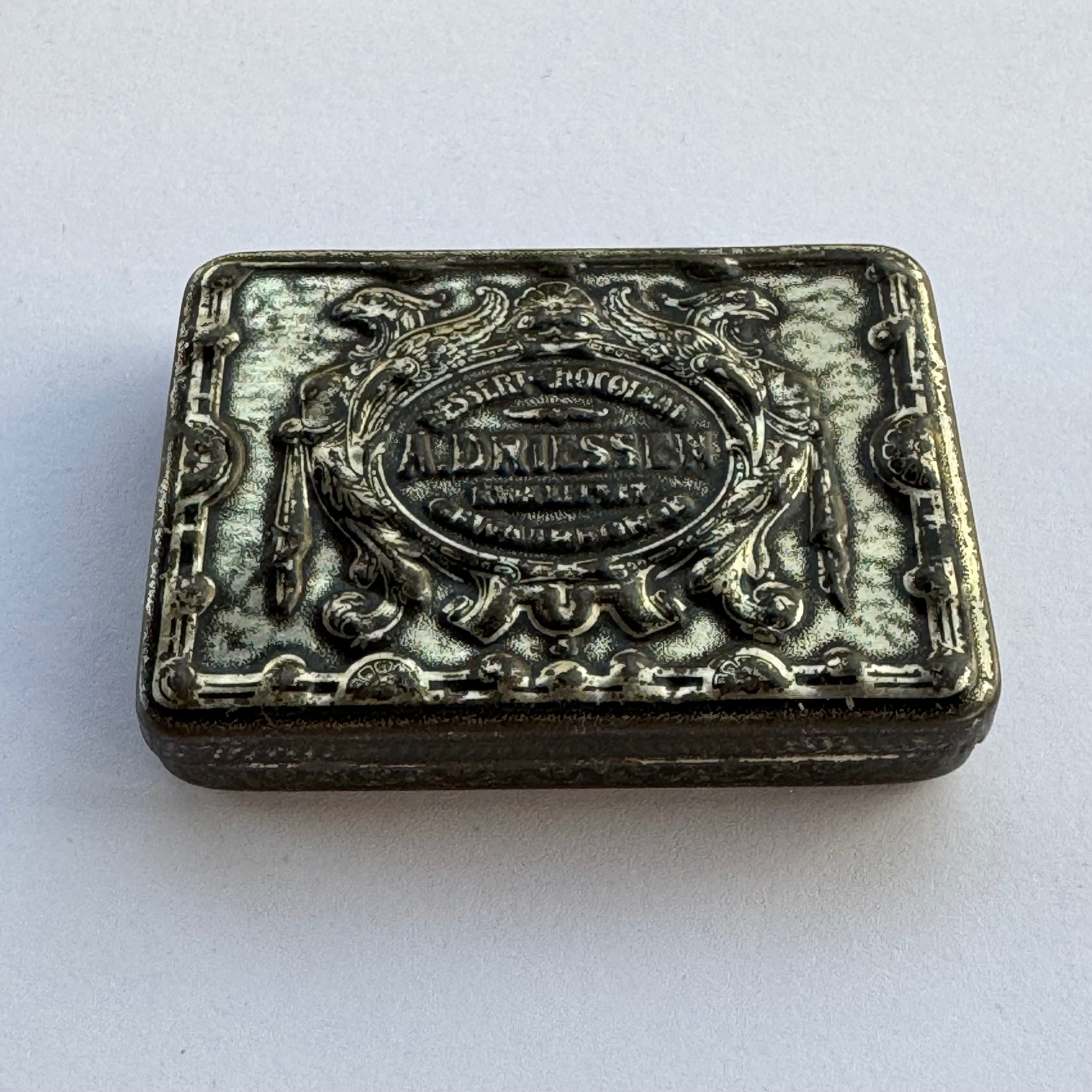A. Driessen chocolate tin – Rotterdam – ca. 1900–1920