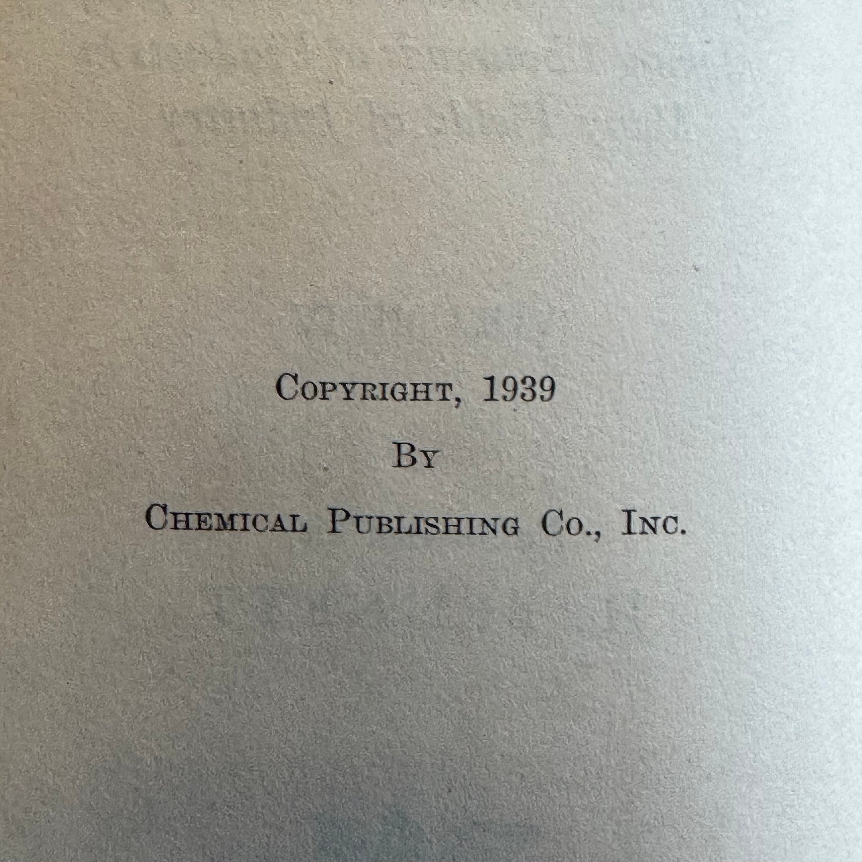 The Chemical Formulary Volume IV by H. Bennett (1939)