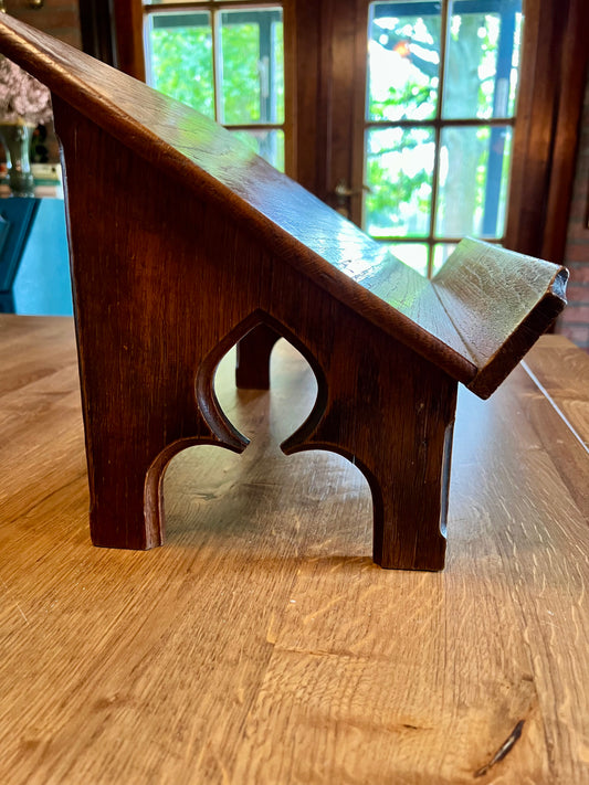 Oak reading stand