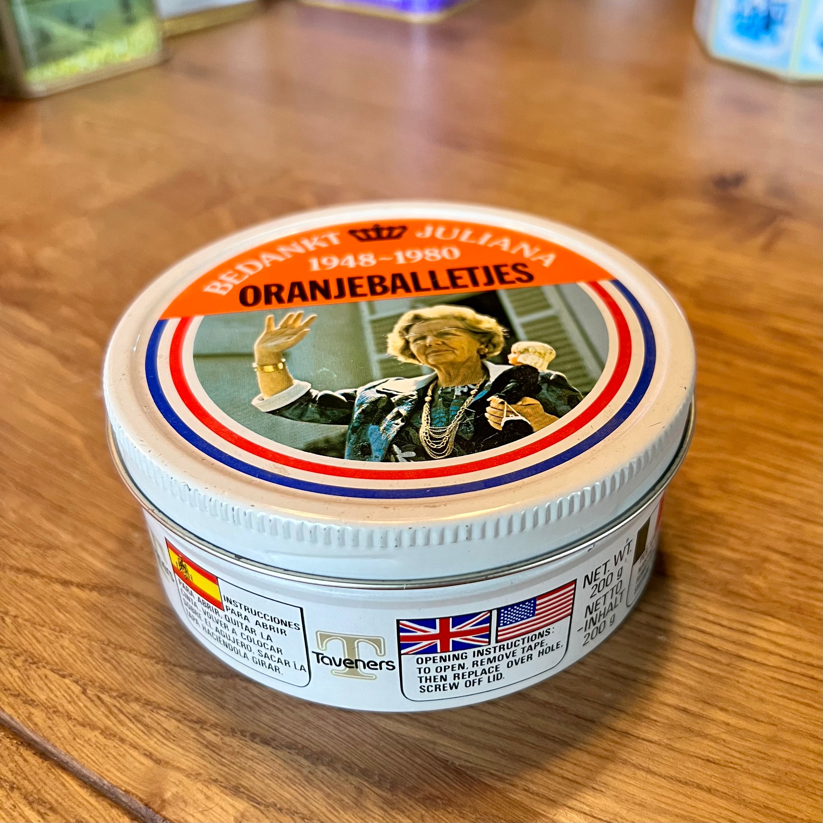 Blik Oranjeballetjes The Collectionist