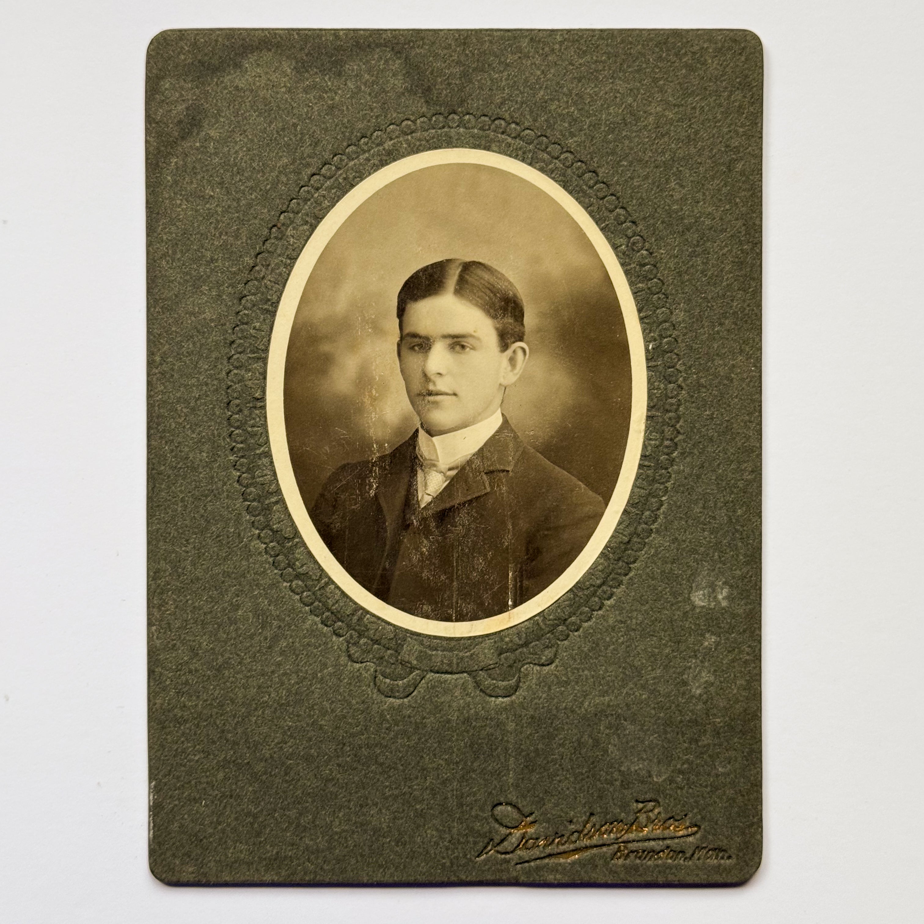 Portrait of a Young Man - Dandridge Bros, Princeton (ca. 1900)