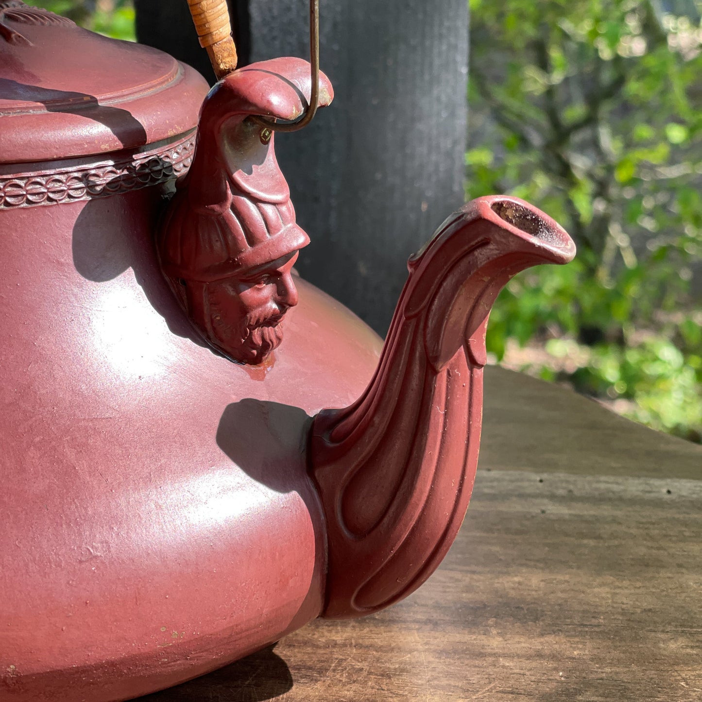 Victorian Strawberry Relief Teapot – England, ca. 1880–1910