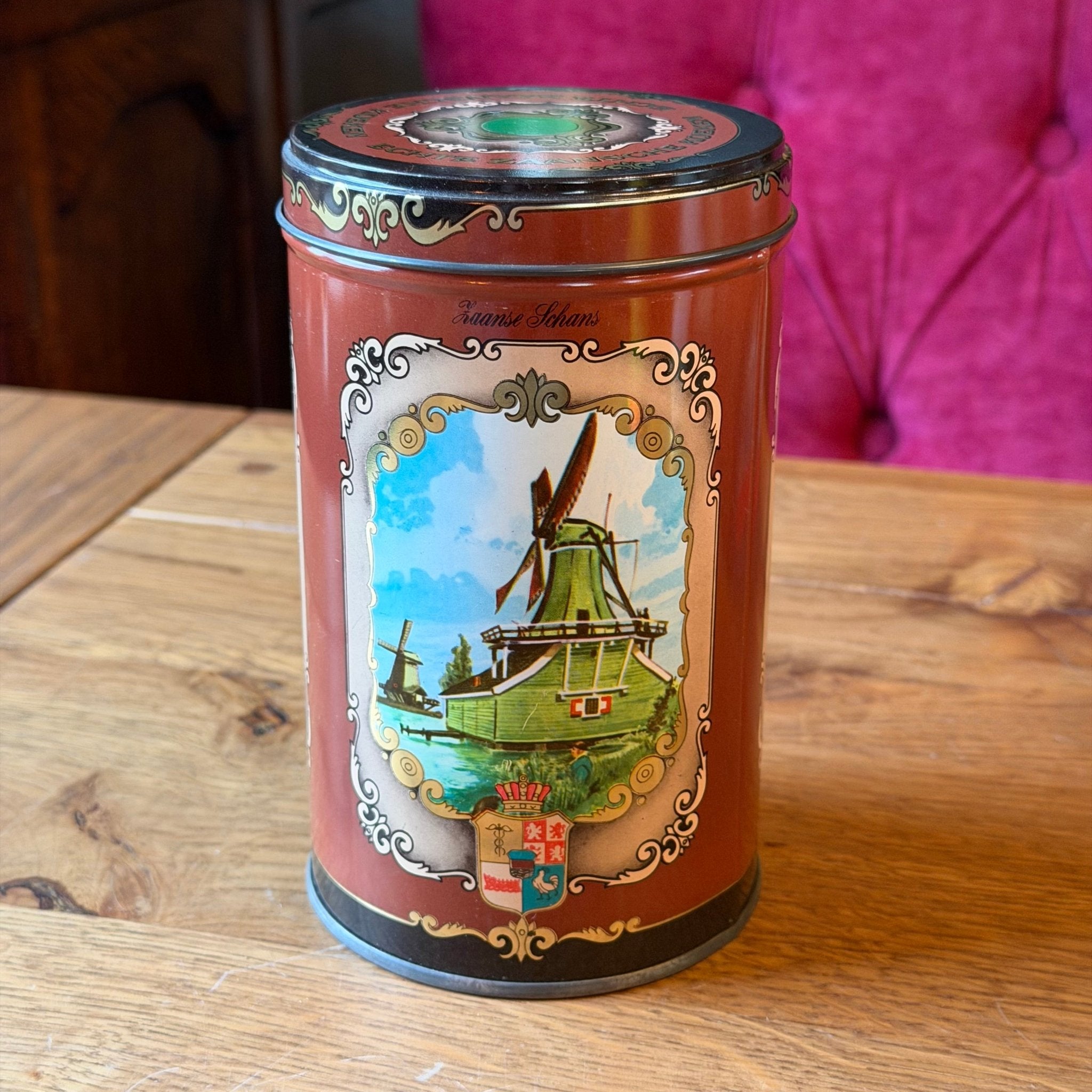 Albert Heijn koekblik Echte Zaansche Koeken met Zaanse taferelen - The Collectionist