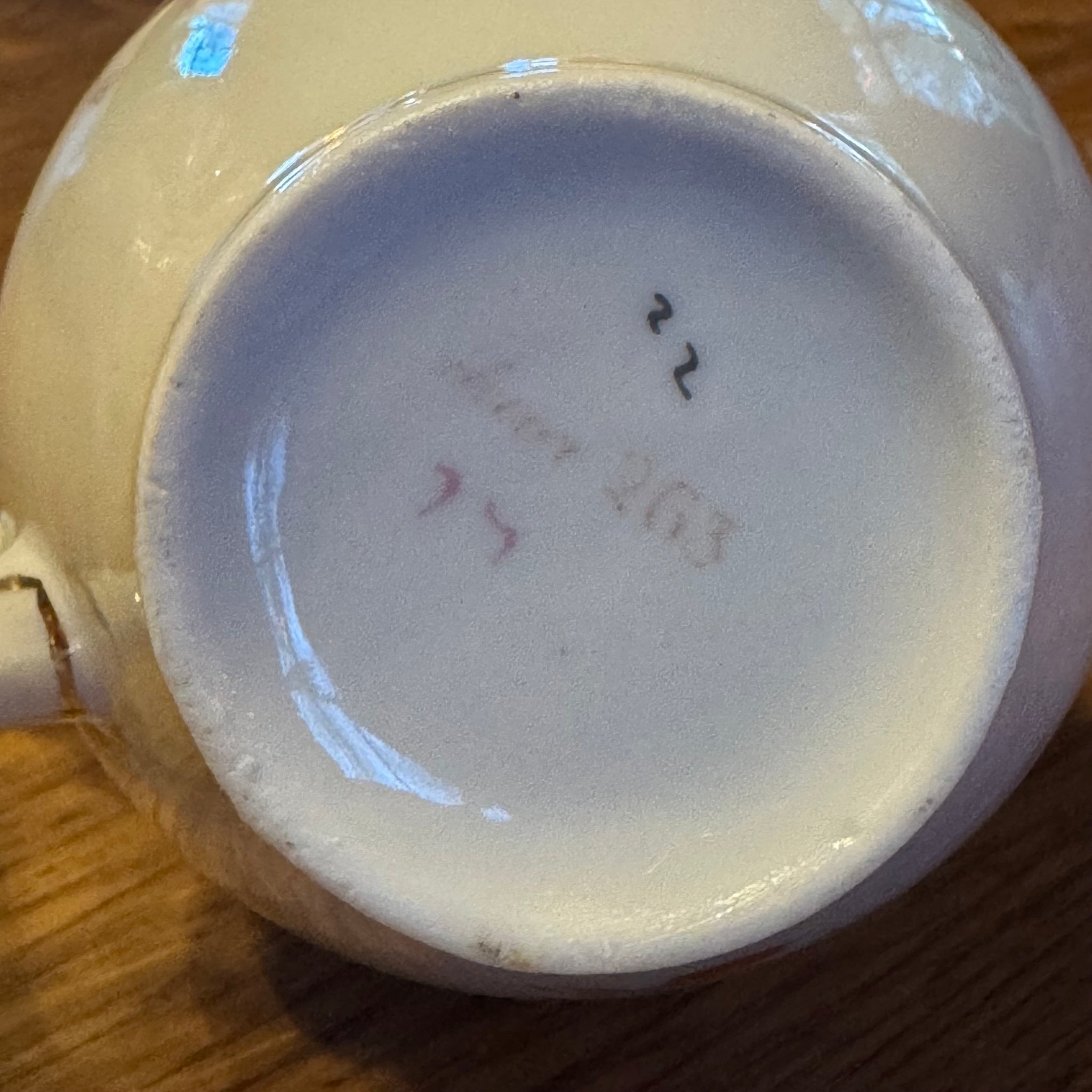 Antiek 4 - delig porseleinen theeservies met roodbruine Japanse motieven – ca. 1900–1930 - The Collectionist