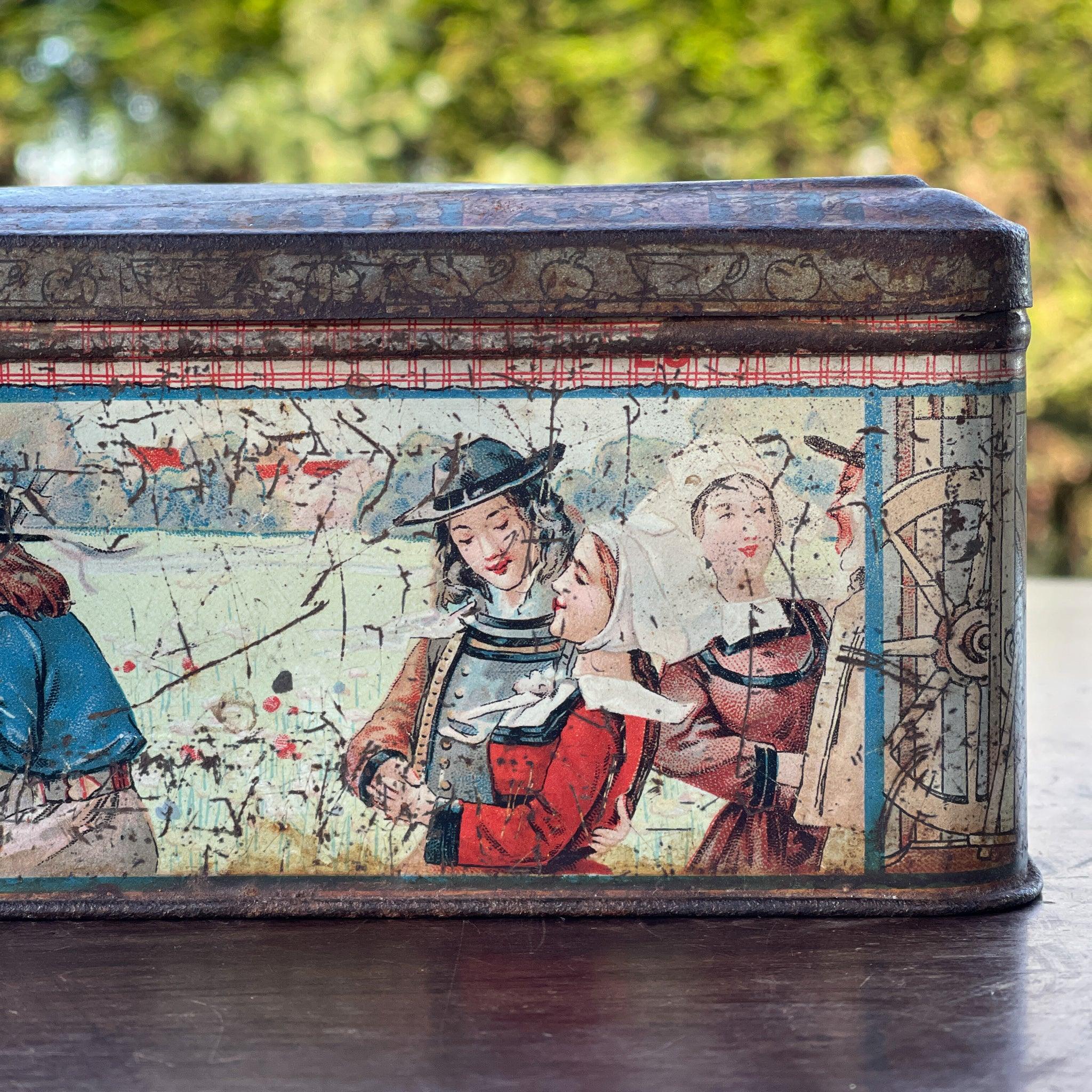 Antiek biscuitsblik Lefèvre - Utile (LU) – Grands Prix Parijs & Brussel, ca. 1900–1910 - The Collectionist