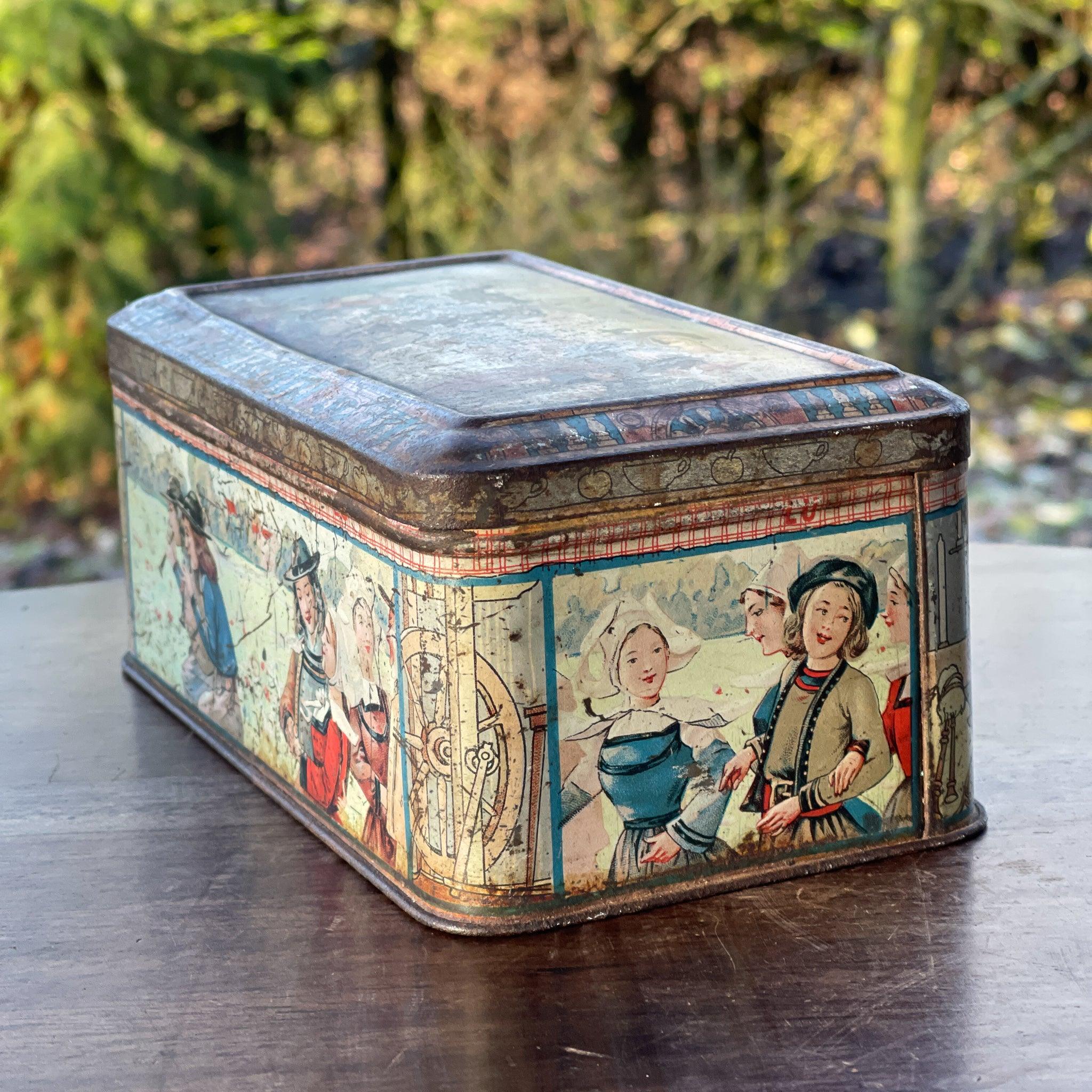 Antiek biscuitsblik Lefèvre - Utile (LU) – Grands Prix Parijs & Brussel, ca. 1900–1910 - The Collectionist