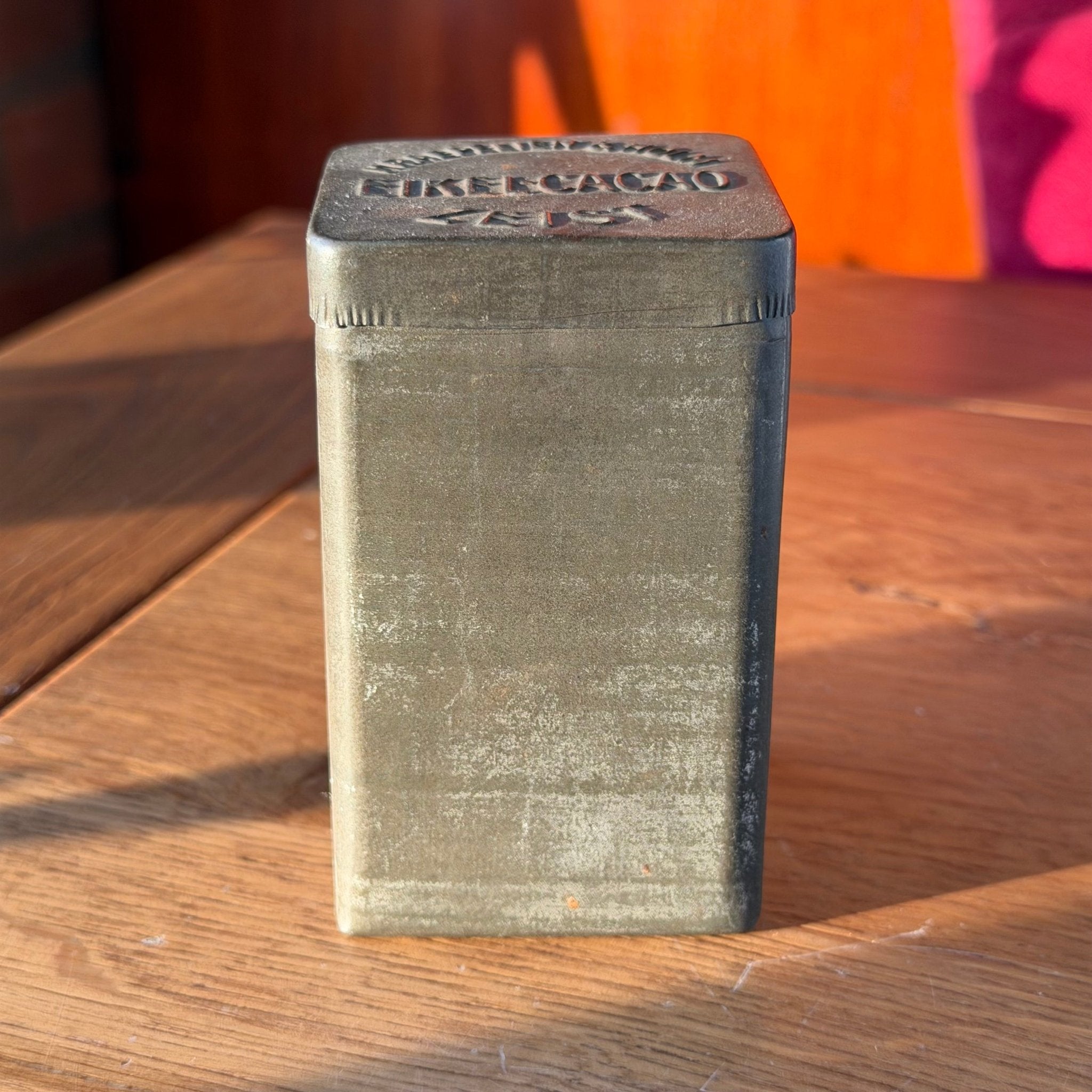 Antiek cacao blik – Kraepelien & Holm Eikel - Cacao Zeist