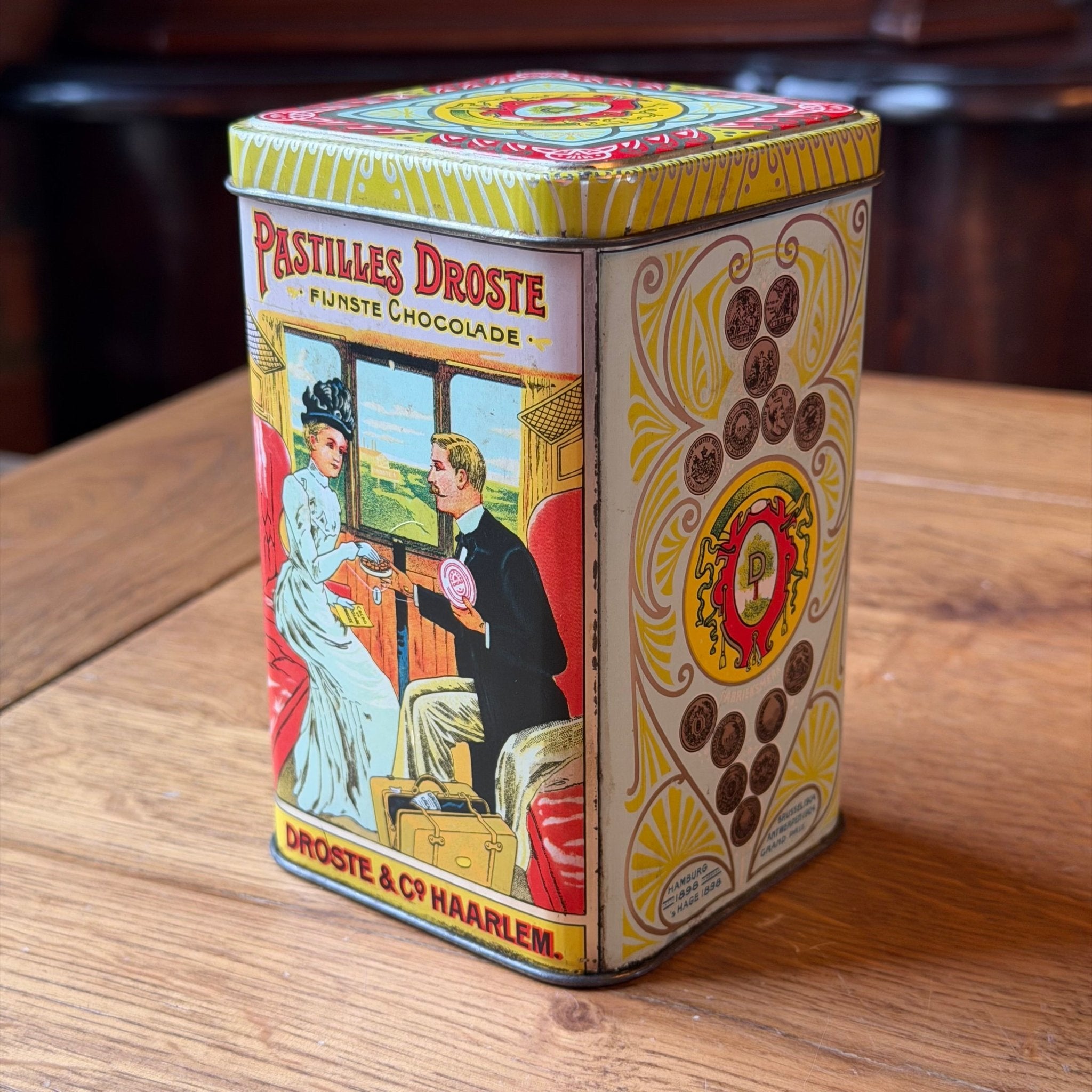 Antiek Droste’s Cacao Blik – Haarlem, ca. 1920–1930 - The Collectionist