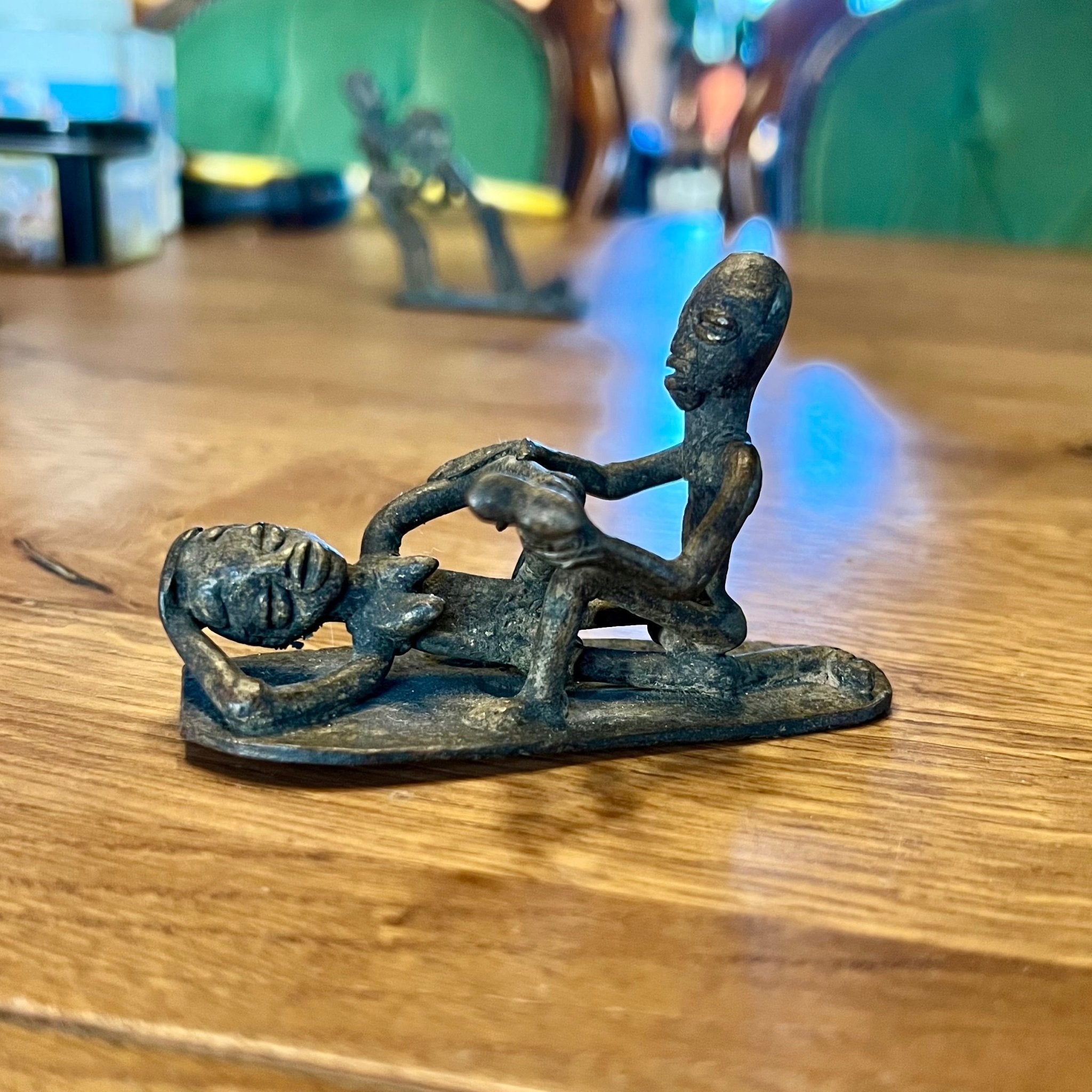 Antiek Erotisch Brons Beeldje - The Collectionist