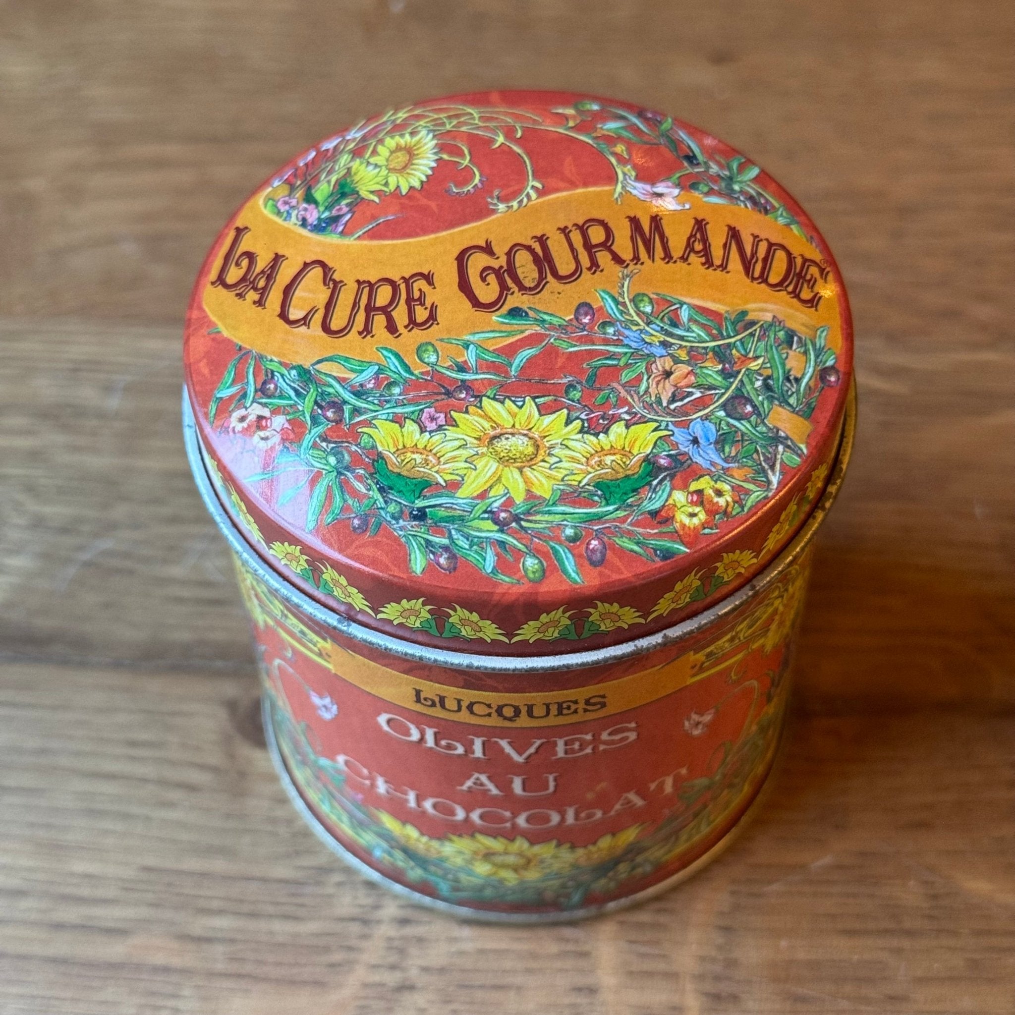 Blik La Cure Gourmande - Olives au Chocolat - Zonnebloemen - The Collectionist