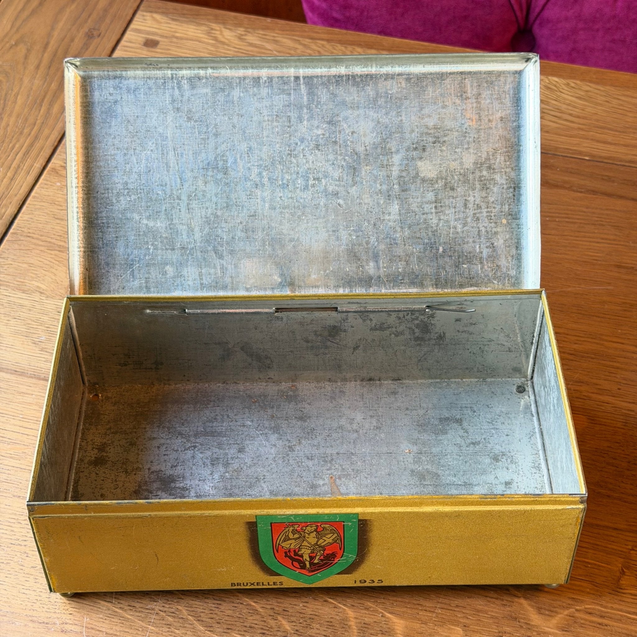 Côte d’Or chocoladeblik – Brussel Wereldtentoonstelling 1935