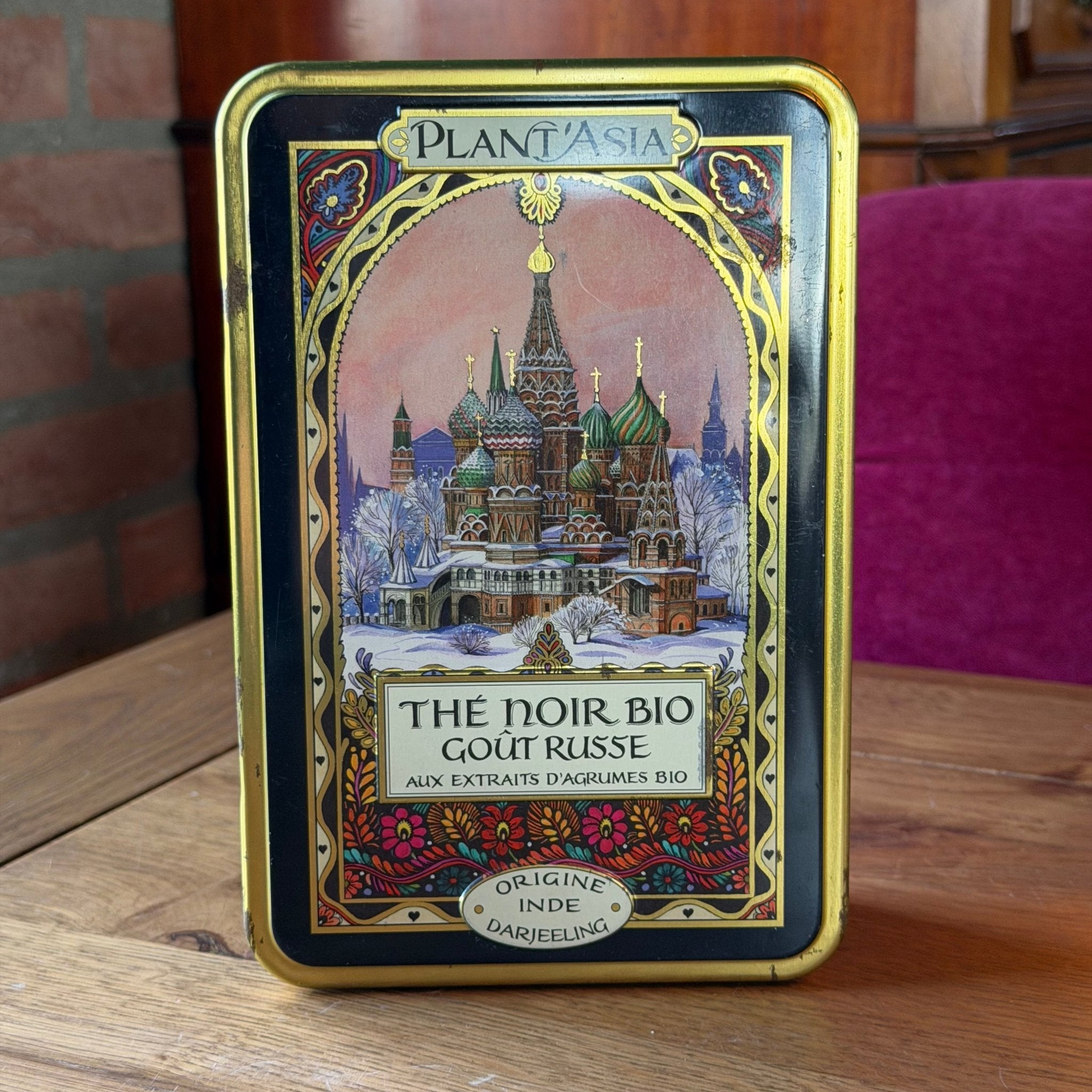 Decoratief Theeblik Plant’Asia – Thé Noir Bio Goût Russe – Darjeeling