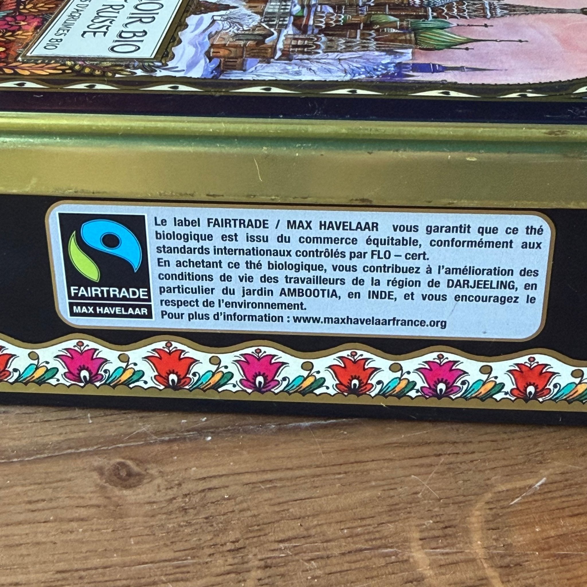 Decoratief Theeblik Plant’Asia – Thé Noir Bio Goût Russe – Darjeeling