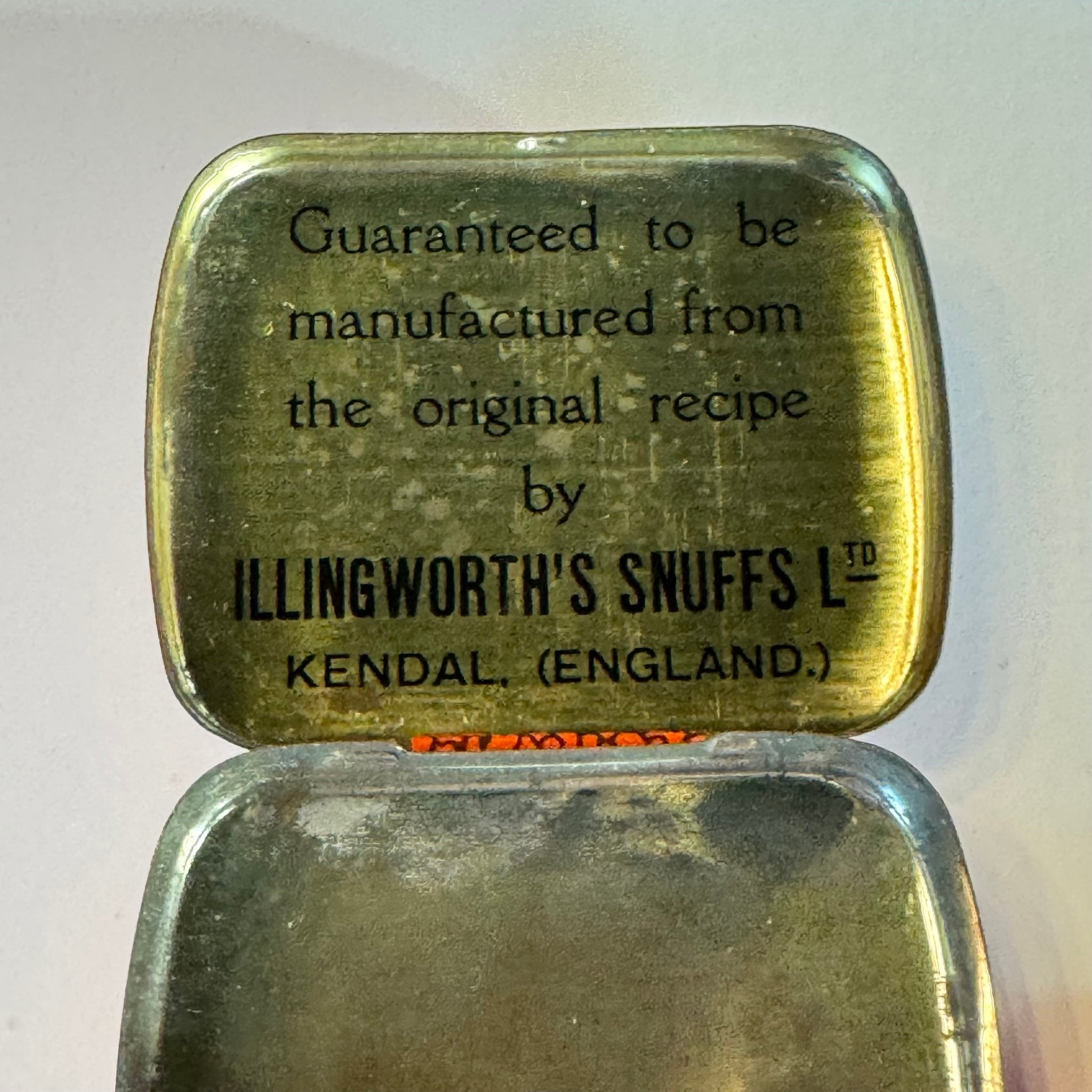 Dr. Rumney’s Mentholyptus Snuff – Illingworth’s Kendal – vintage tabaksblik - The Collectionist